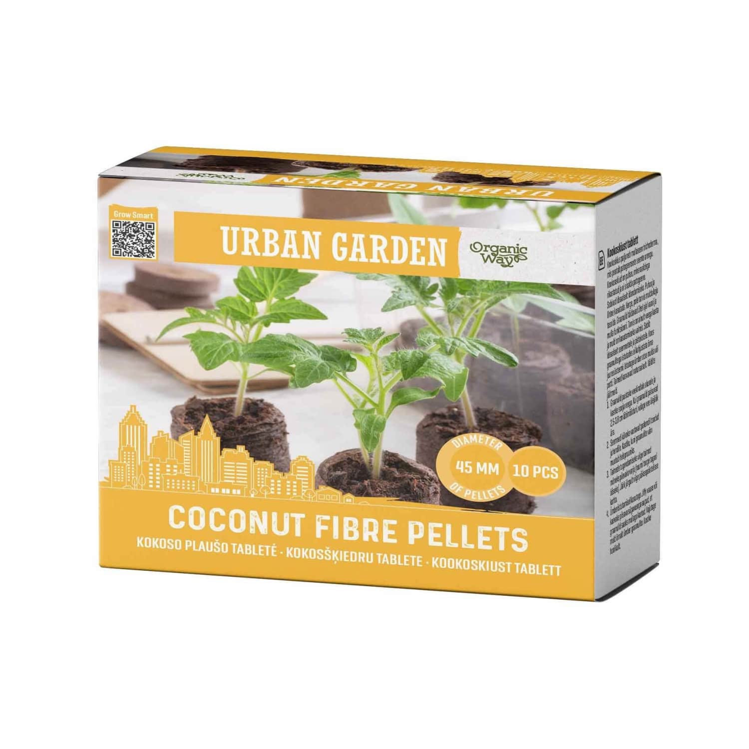 Kokoso pluošto tabletės URBAN GARDEN 45m
