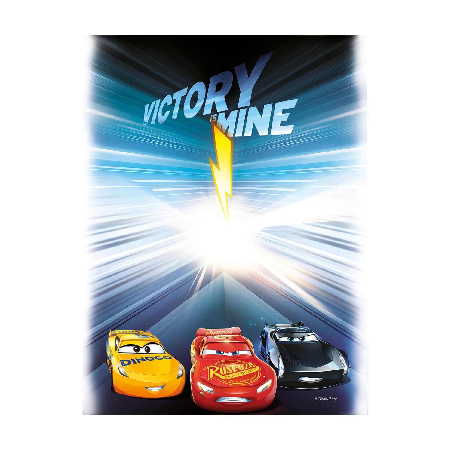 Plastikinis staltiesė CARS, 120 x 180 cm