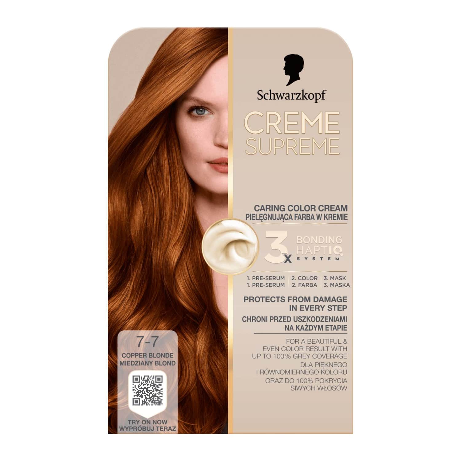 Matu krāsa SK Creme Supreme 7-7 vara blonds