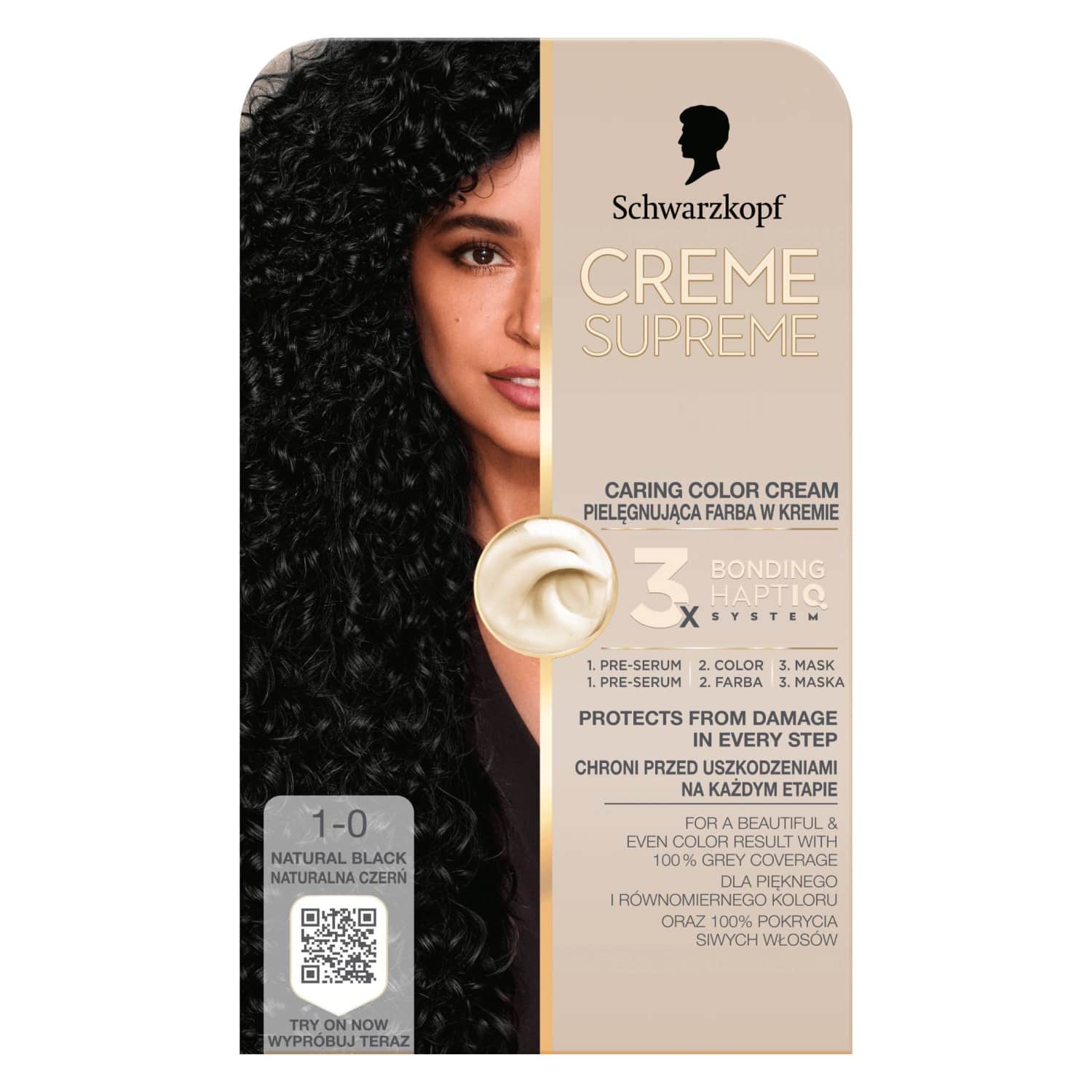 Matu krāsa SK Creme Supreme 1-0 dabiski melns