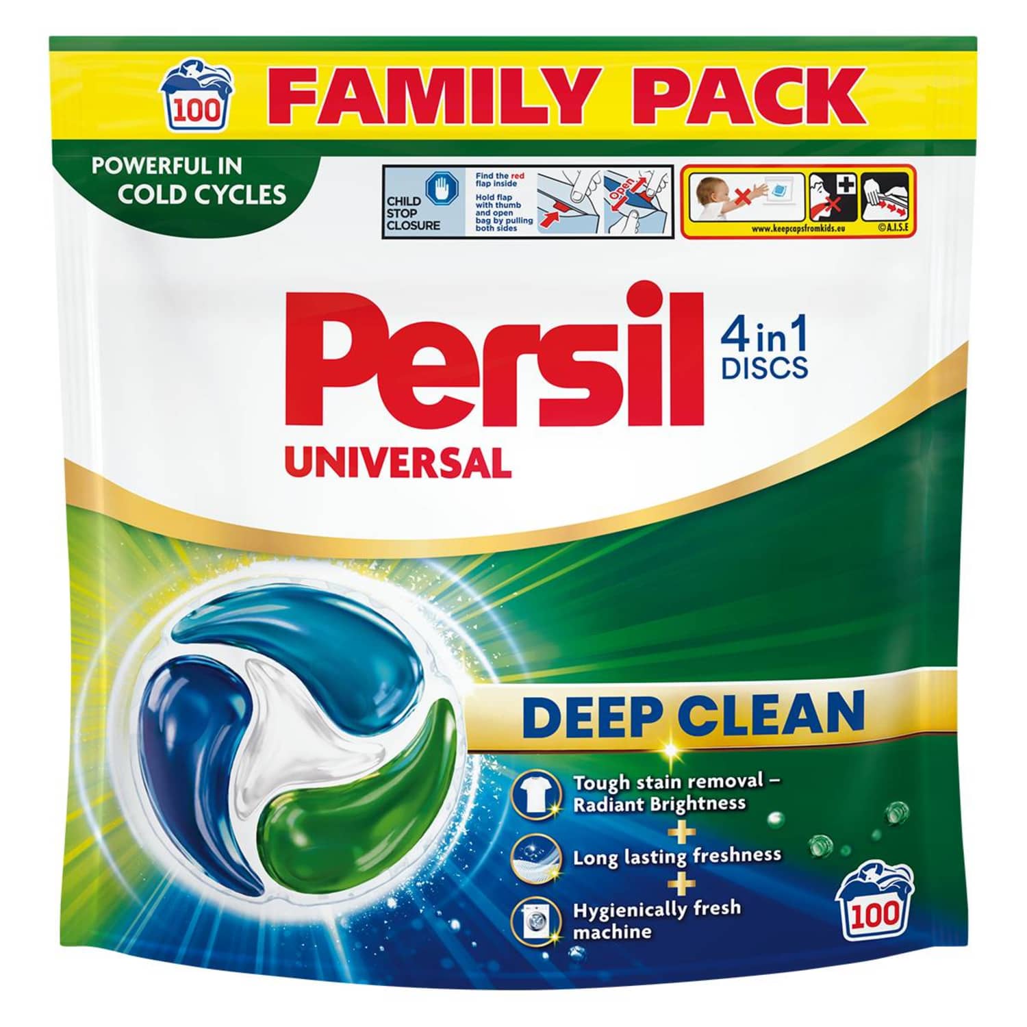 Pesukapslid universaalsed Persil 100tk