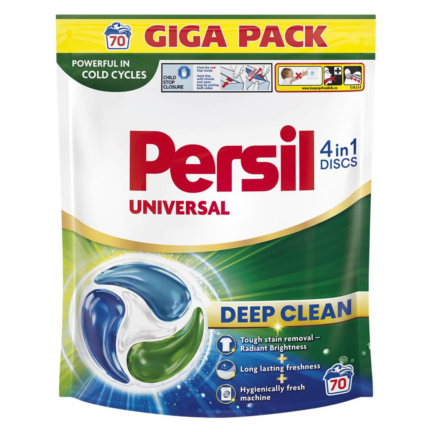 Veļas mazg.kaps.Persil Discs Universal 70gab.