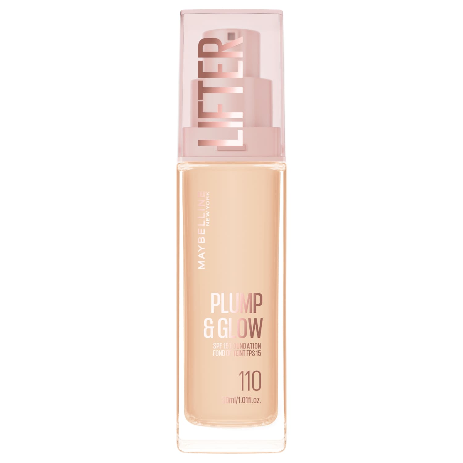Tonālais krēms Maybelline Plump&Glow 110