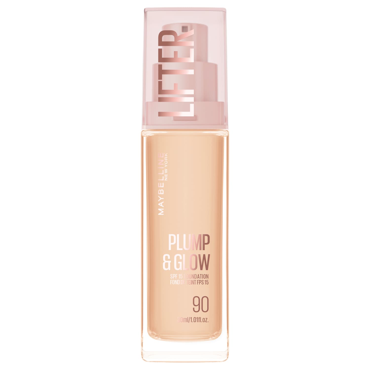 Tonālais krēms Maybelline Plump&Glow 90