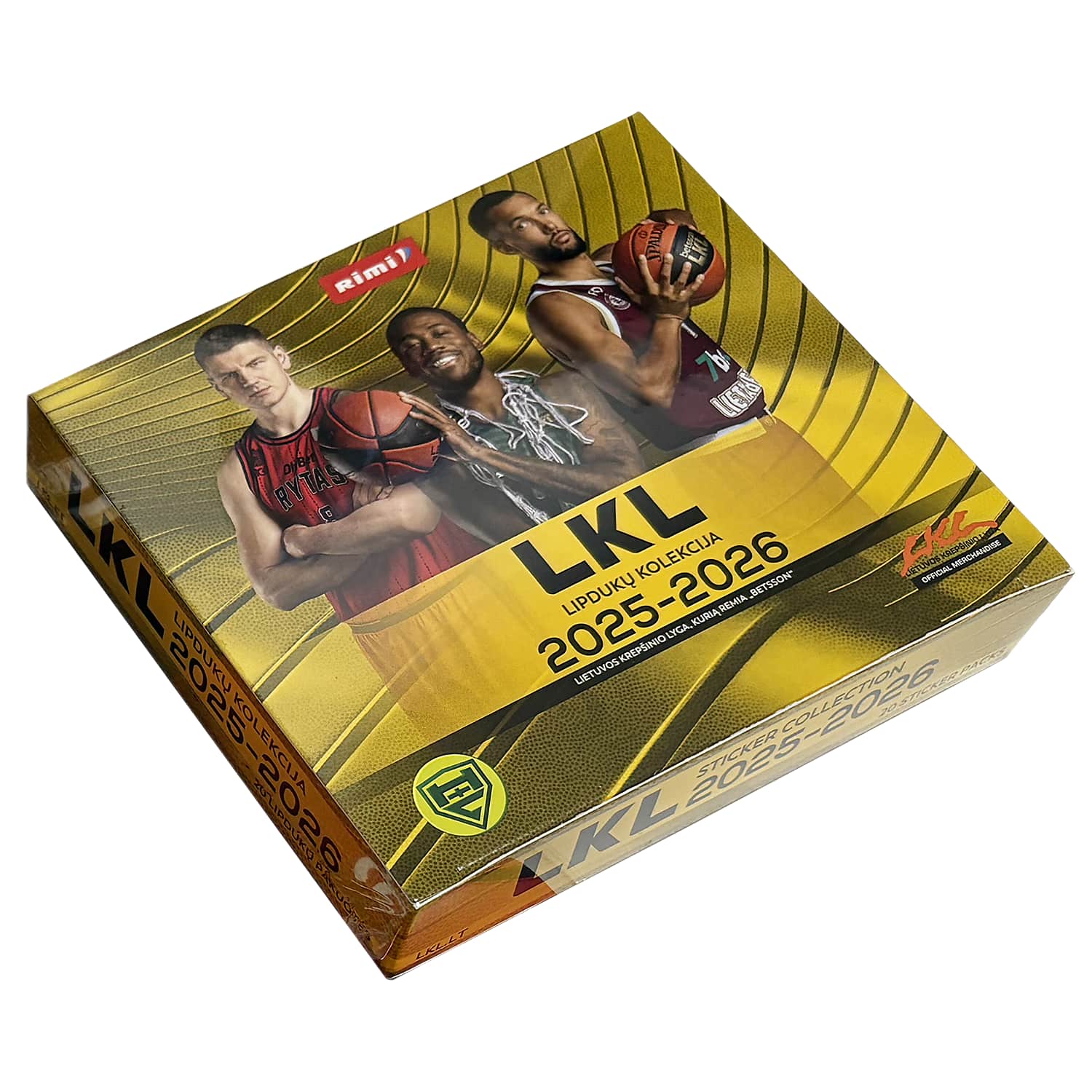 LKL/RIMI 2025-26 lipdukų dėžutė (20 pak.)