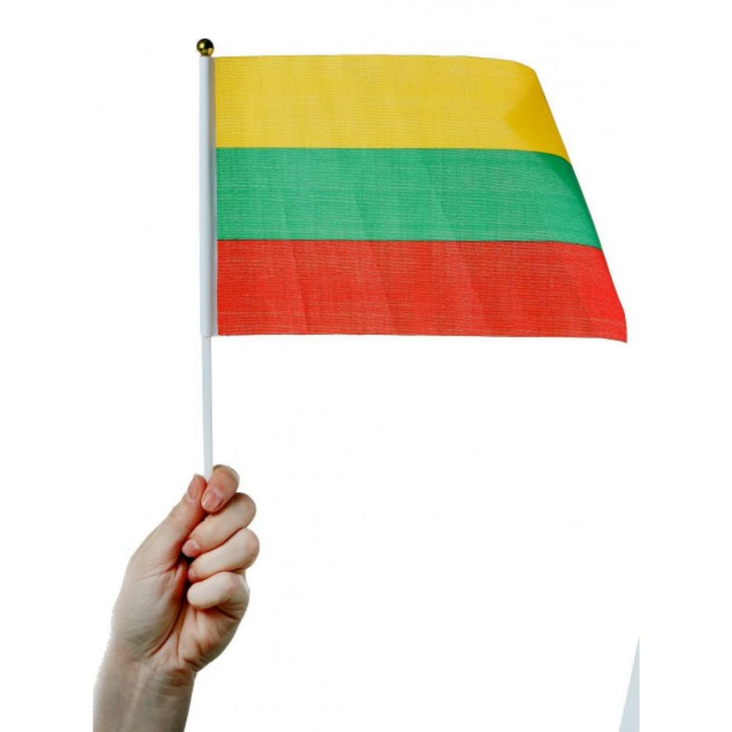 Lietuvos vėliavėlė plastikiniu koteliu