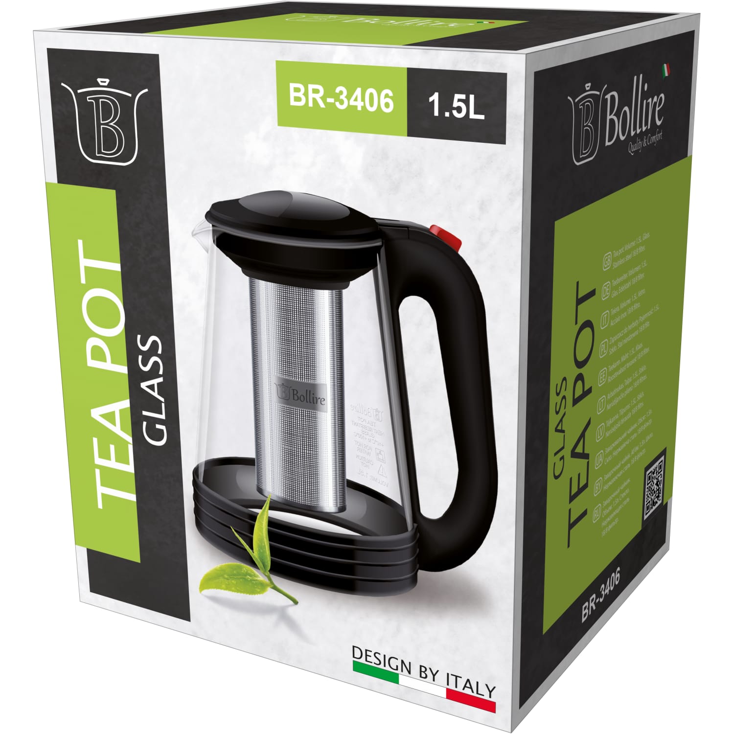 Arbatinukas BOLLIRE, 1,5 l, SS26