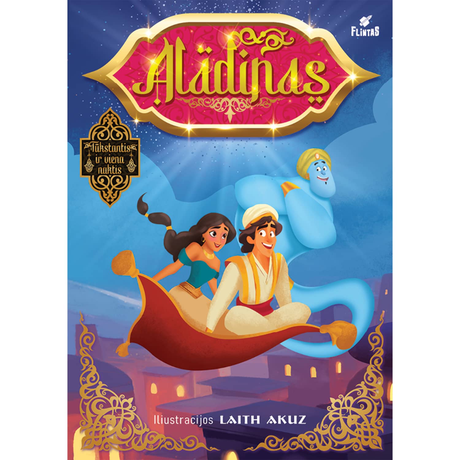 Spalv. kn. ALADINAS. 1000 IR 1 NAKTIS