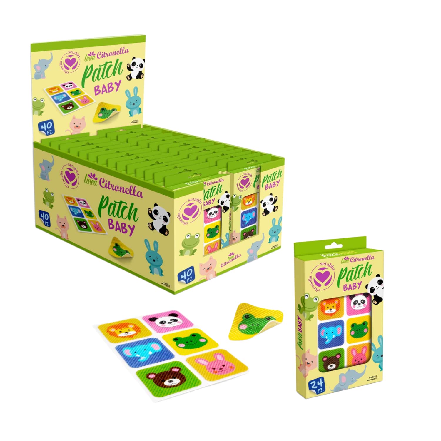 Odu atbaidīšanas plāksteri Citronella 24gab.