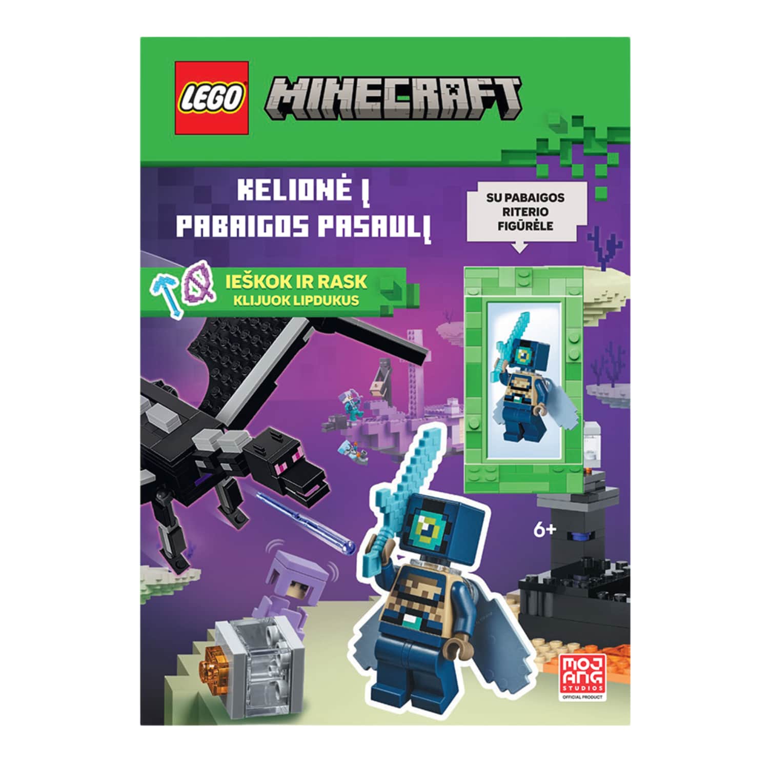 Knyga LEGO® MINECRAFT®. KELIONĖ Į PABAI.