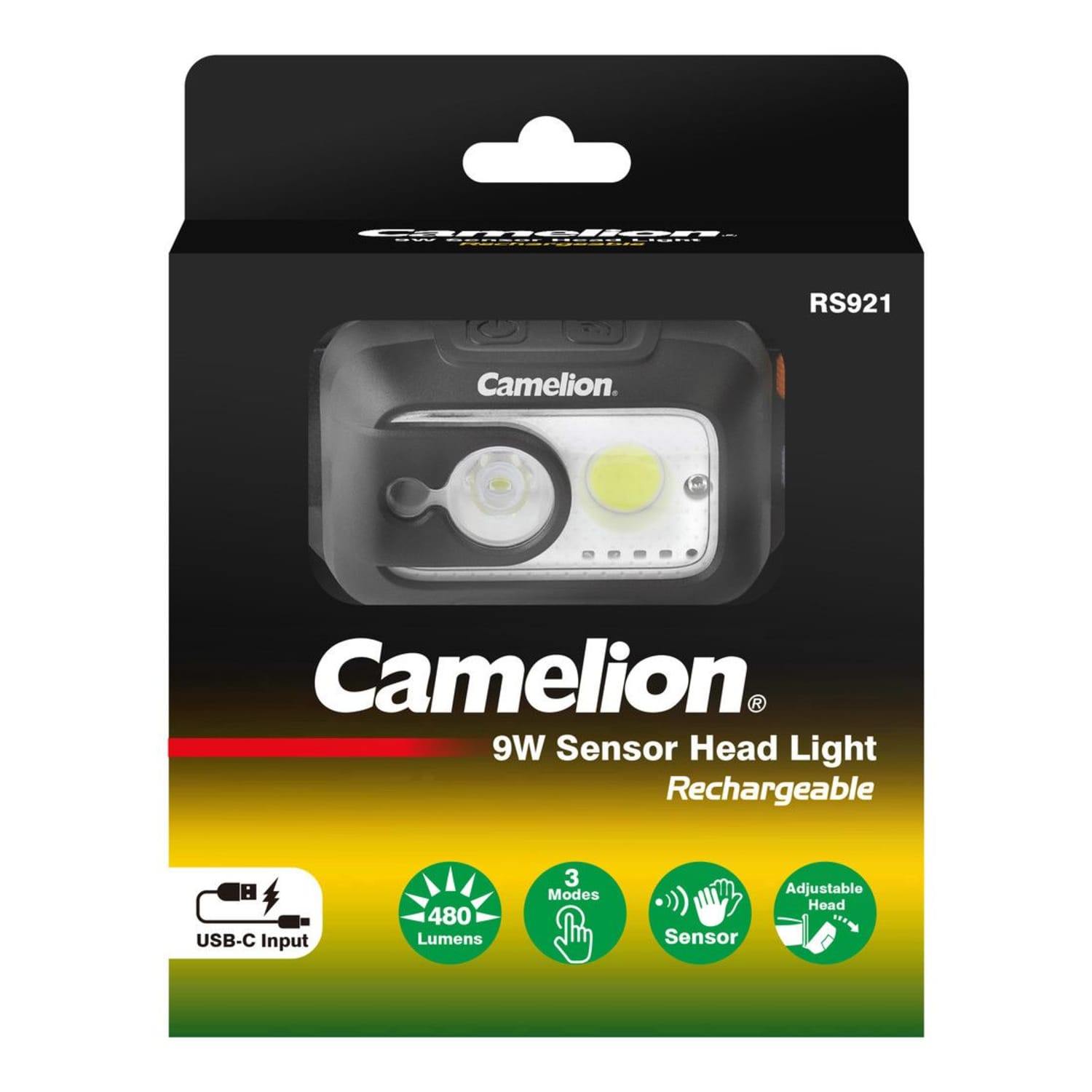 Pealamp laetav Camelion LED 9W