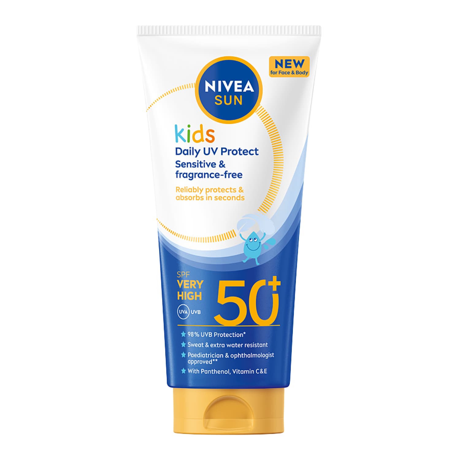 Kr. nuo saulės NIVEA SUN KIDS SPF50+, 100 ml