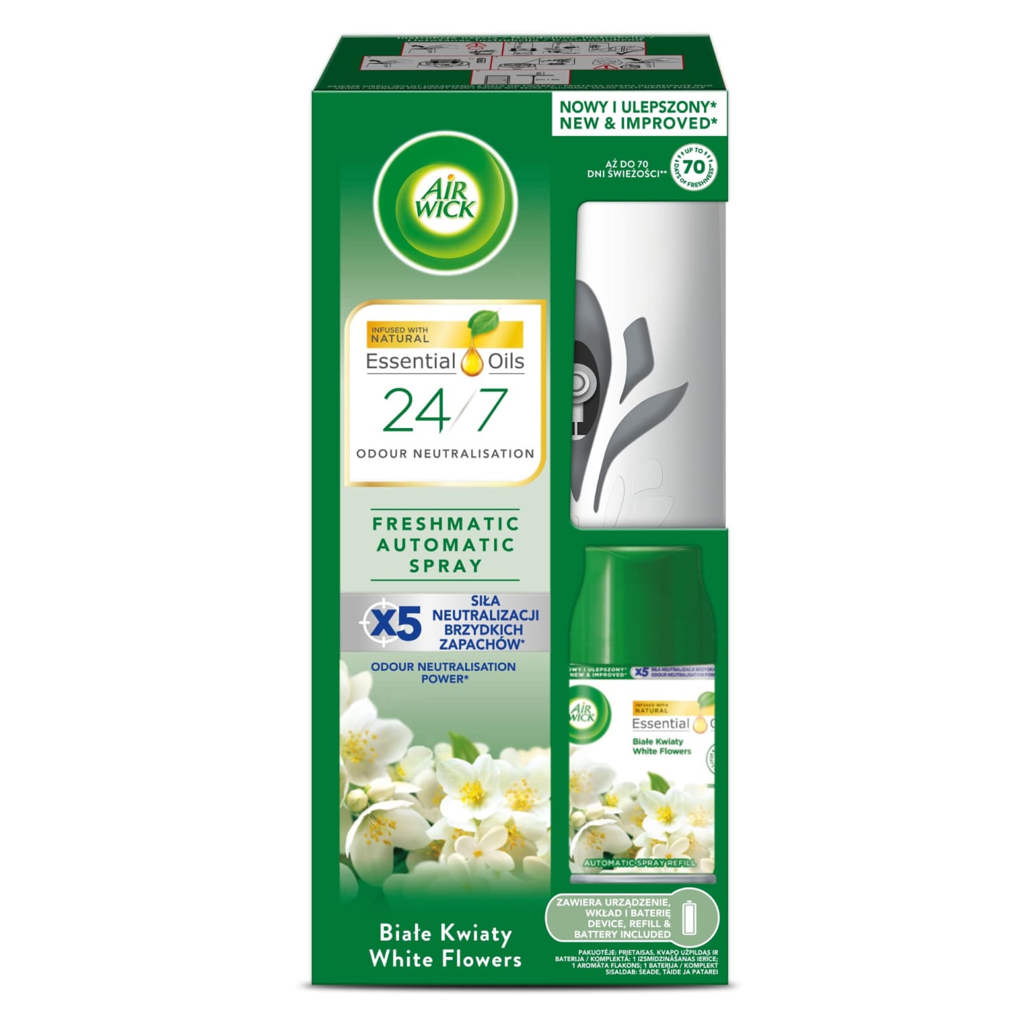 G.atsv. Air Wick FM White Flowers comp. 250ml