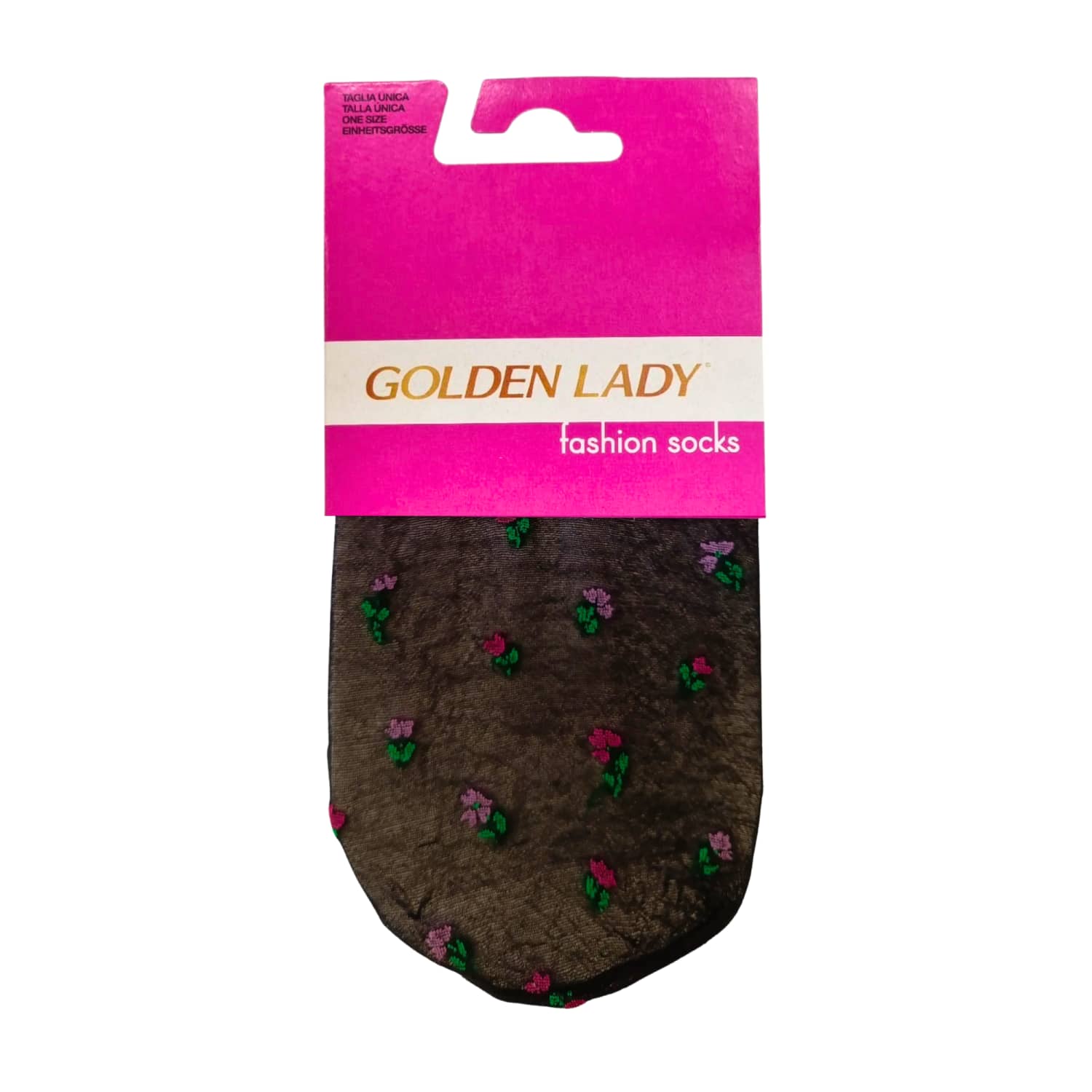 N. sokid GL Flowers 20den uni nero