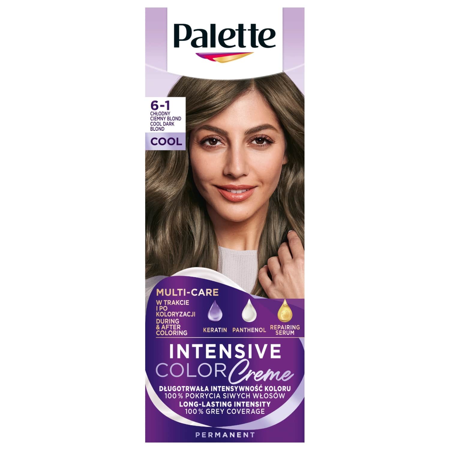 Plaukų dažai PALETTE ICC 6-1, 50 ml