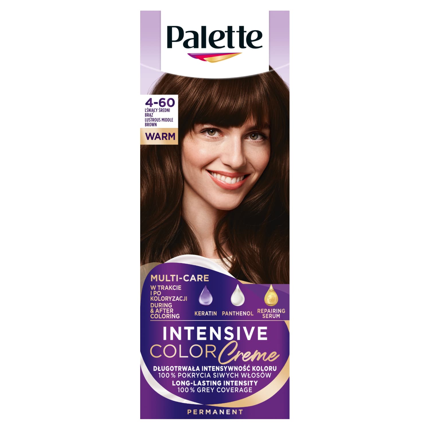 Plaukų dažai PALETTE ICC 4-60, 50 ml