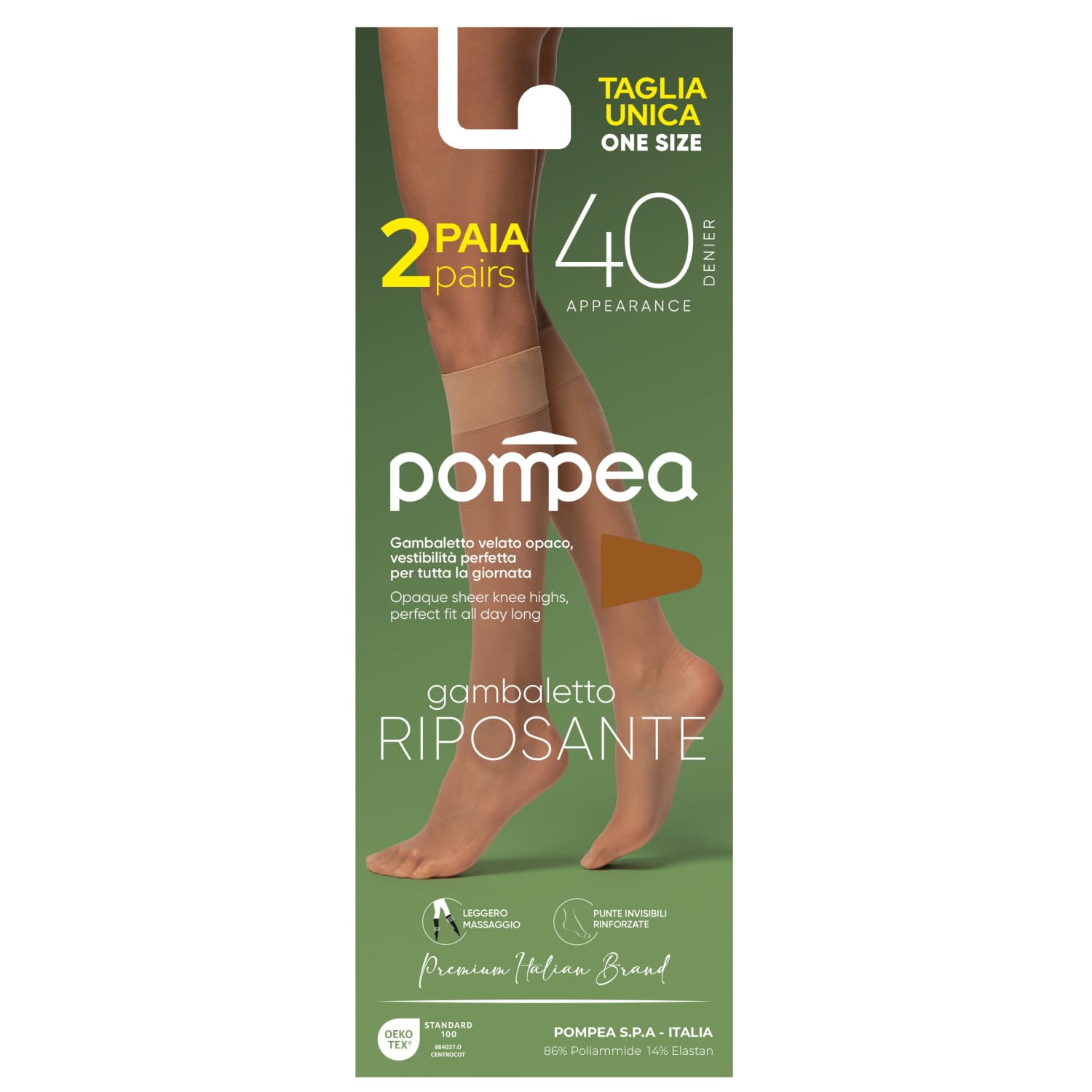 Põlvikud Riposante 40 ambrato 2pr