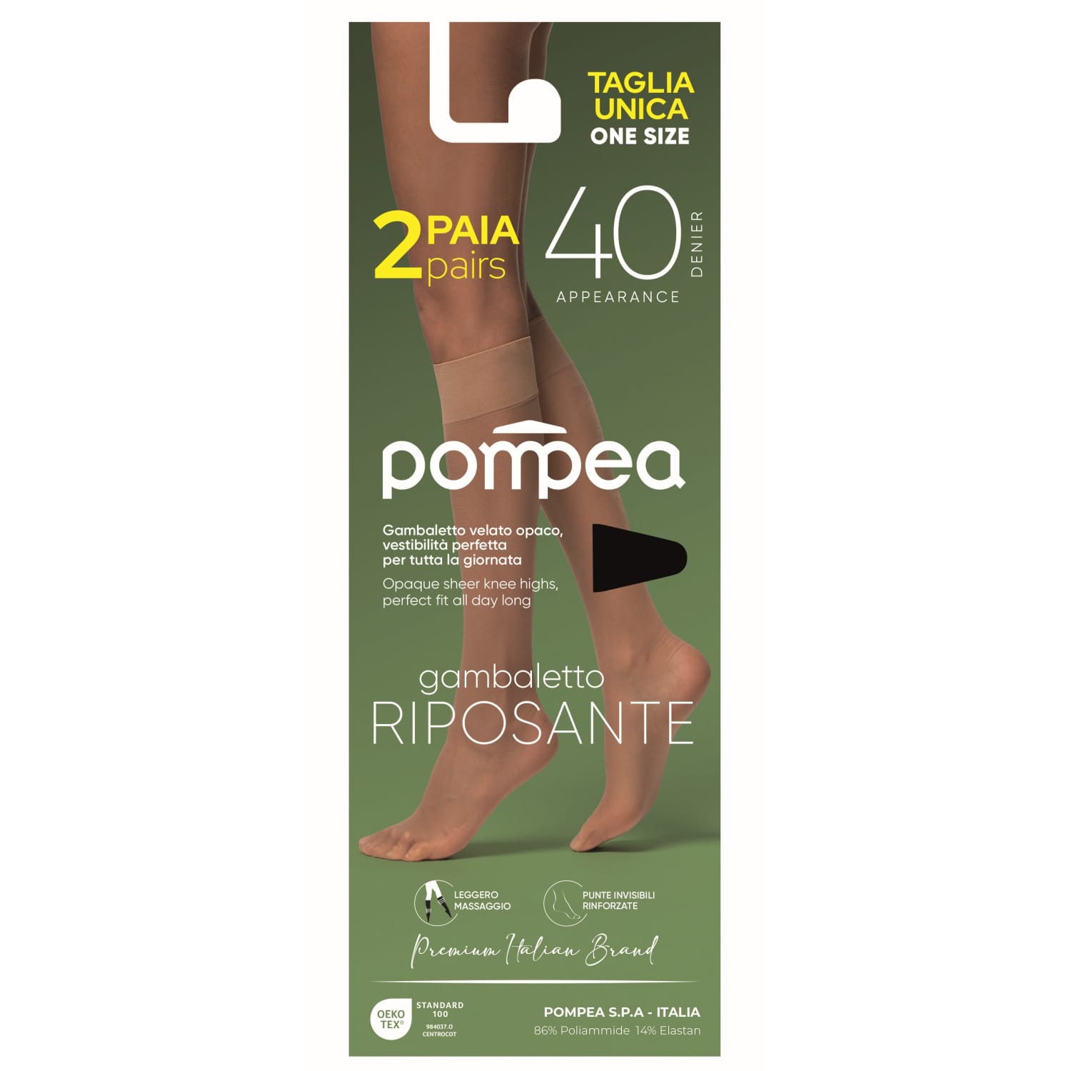 Põlvikud Riposante 40 nero 2pr