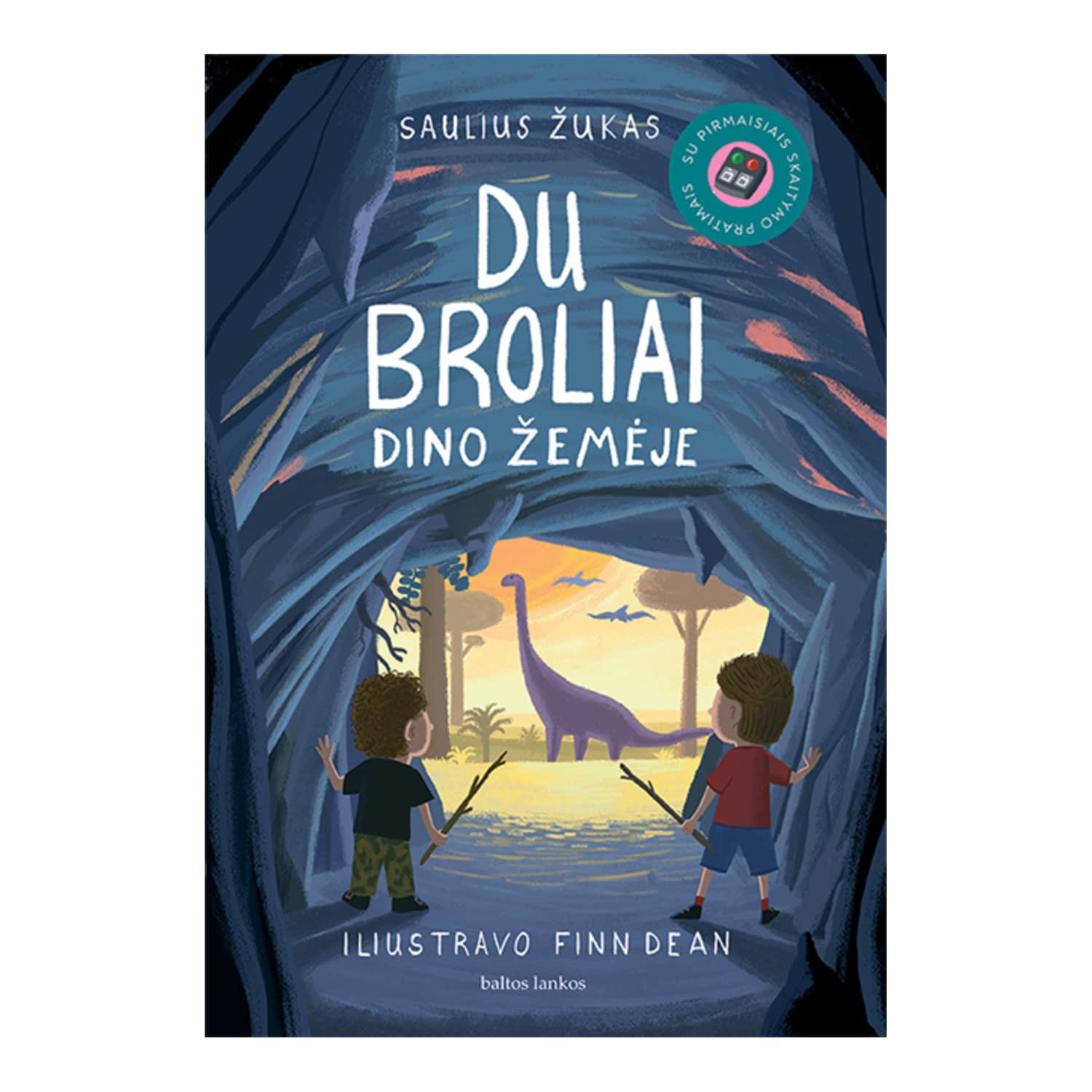 Knyga DU BROLIAI. DINO ŽEMĖJE