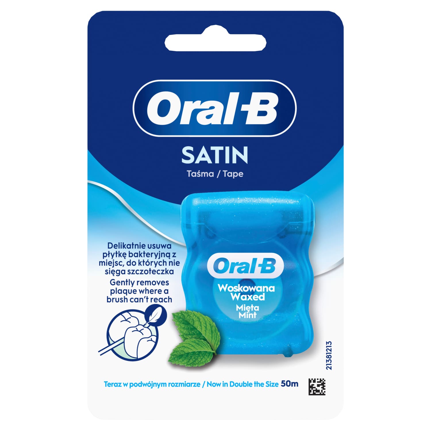 Zobu diegs Oral B Satin Tape 50m