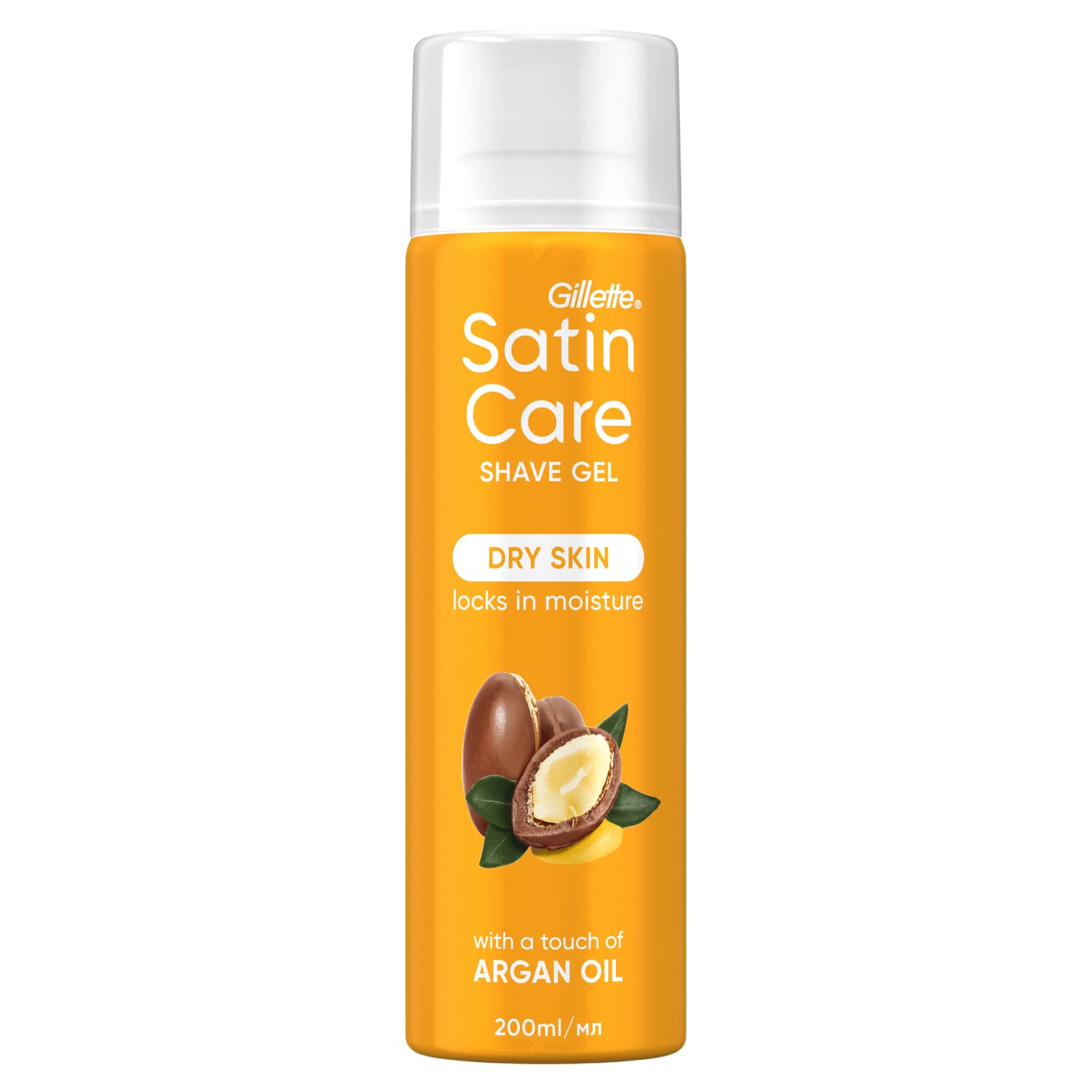 Skūšanās želeja Satin Care Argan Oil 200ml