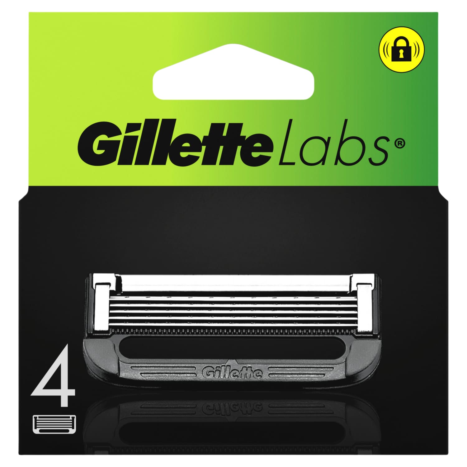 Skūšanās kasetes Gillette Labs 4gab.