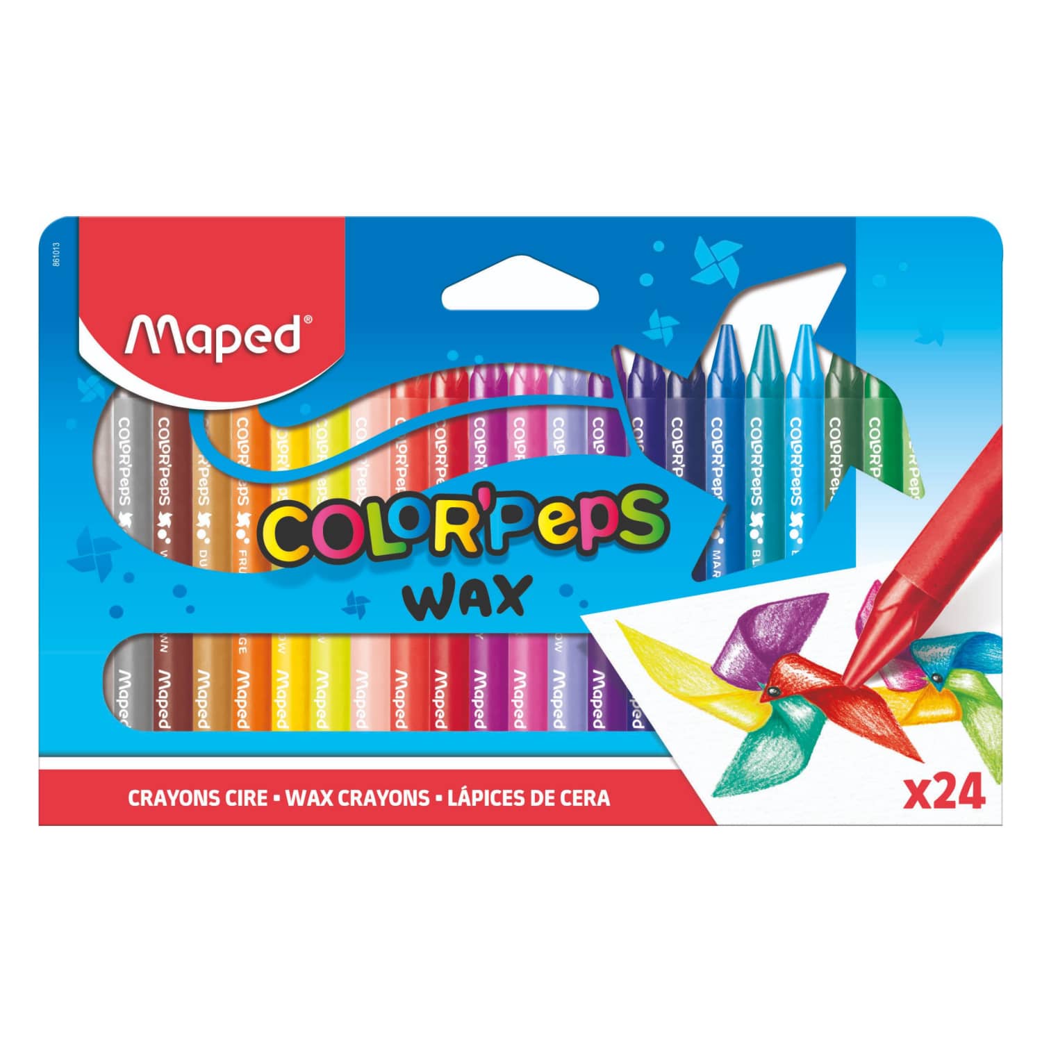 Vašk. kreidelė MAPED COLORPEPS, 24 vnt., BS26