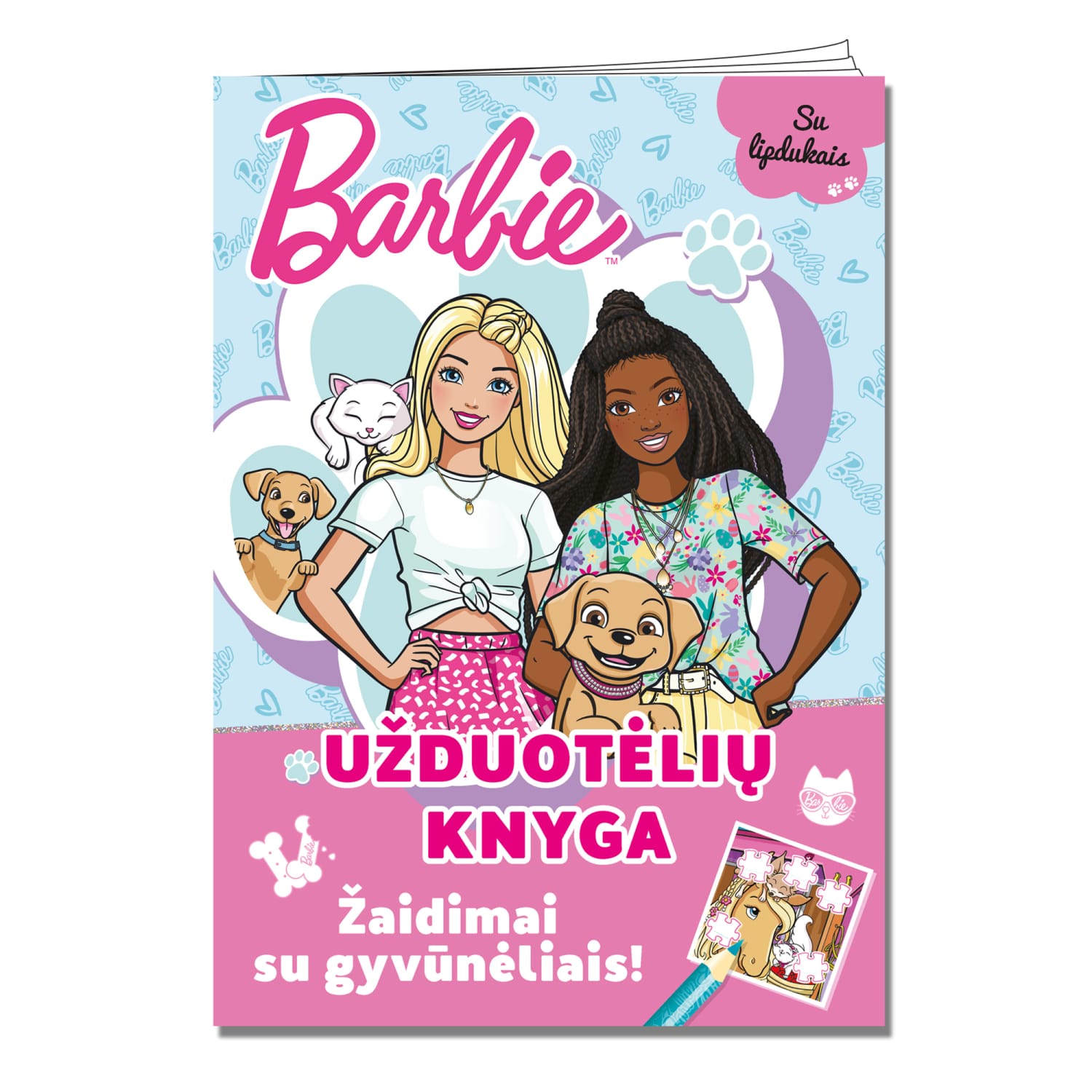 Spalv. kn. BARBIE. ŽAID. SU GYVŲN. UŽD.