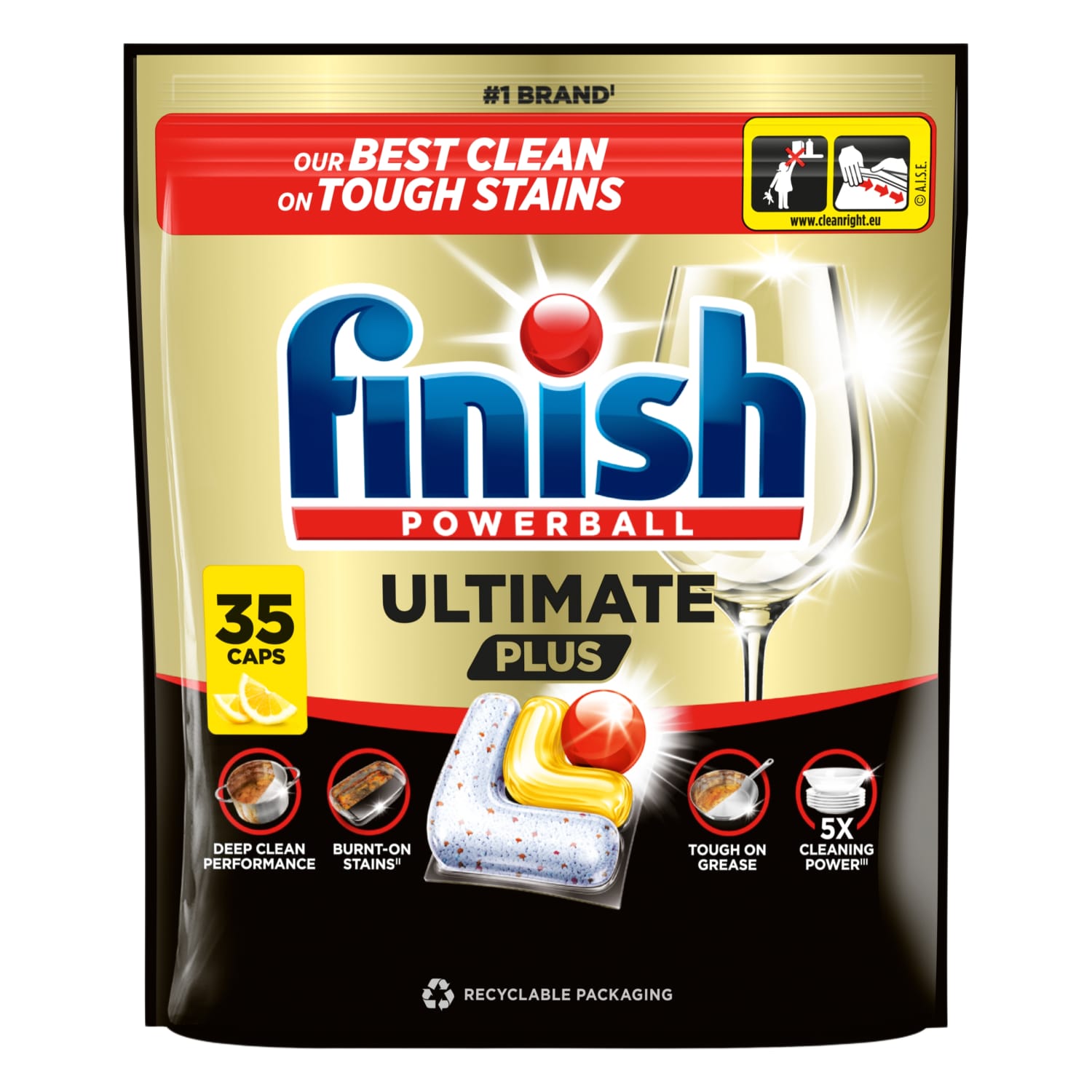 Nõu. tabletid Finish Ultim. Plus 1 Lemon 35tk