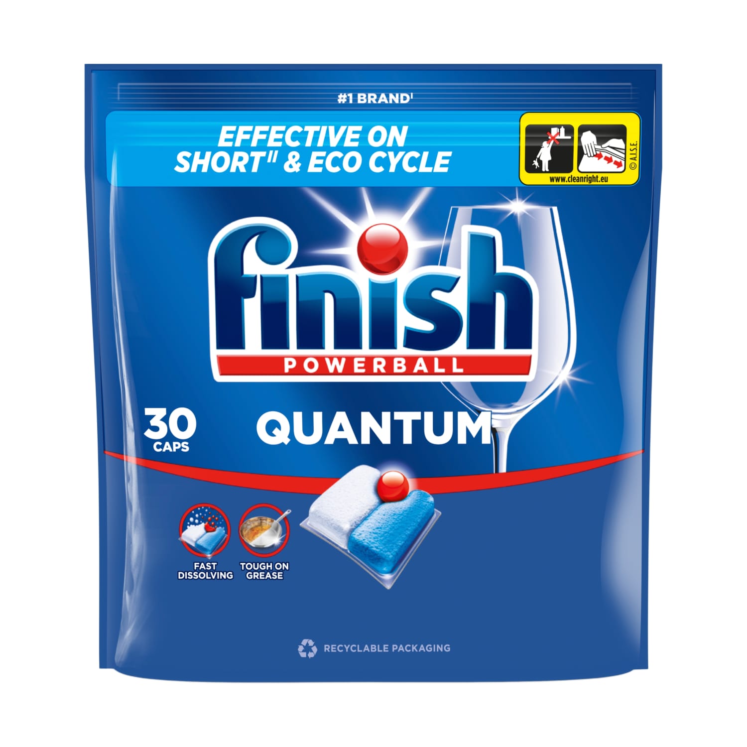 Nõudepes. tabletid Finish Quantum Fresh 30tk