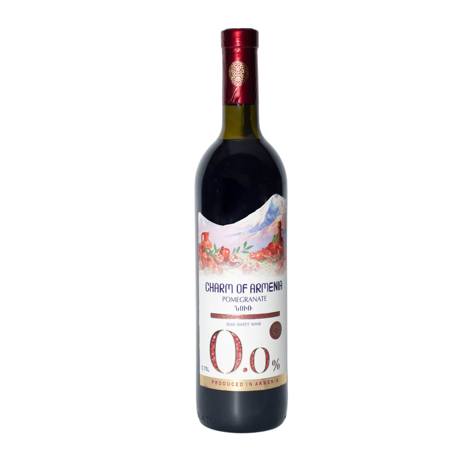 Nealk. raudon. vynas CHARM OF ARMENIA, 0,75 l