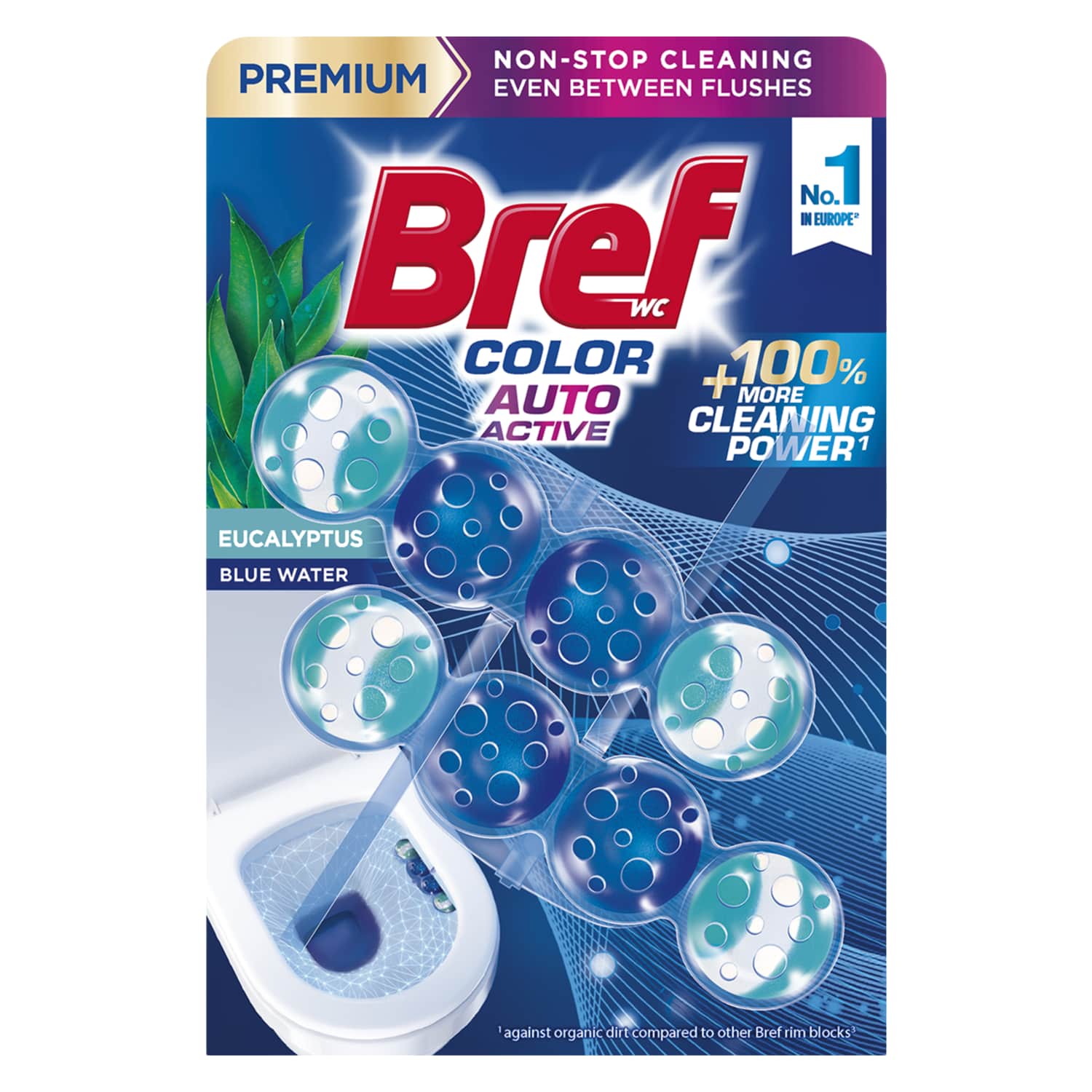 WC bloks Bref Col. Auto Act. Eucalyptus 2x50g