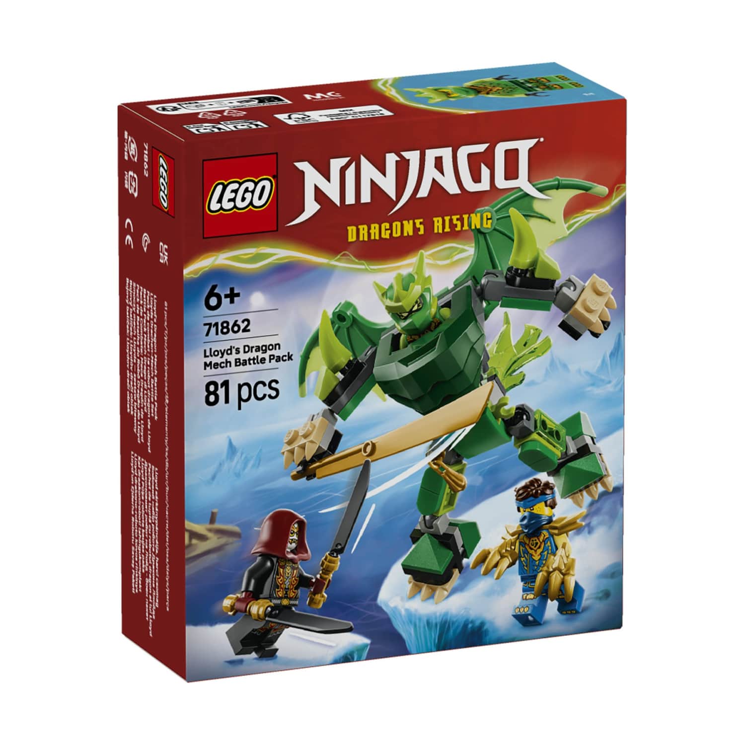 Konstr. Lego lloyd pūķa robots 71862