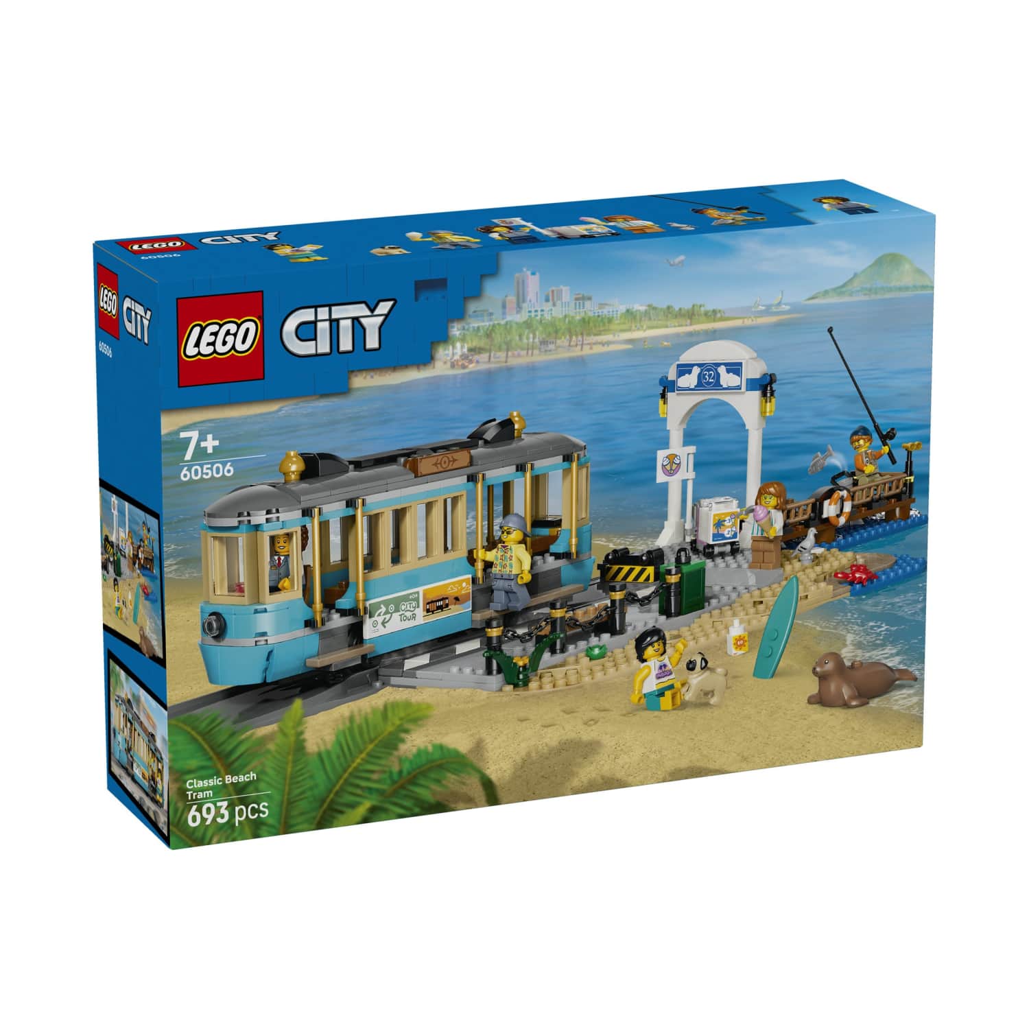 Konstr. Lego pludmales tramvajs 60506