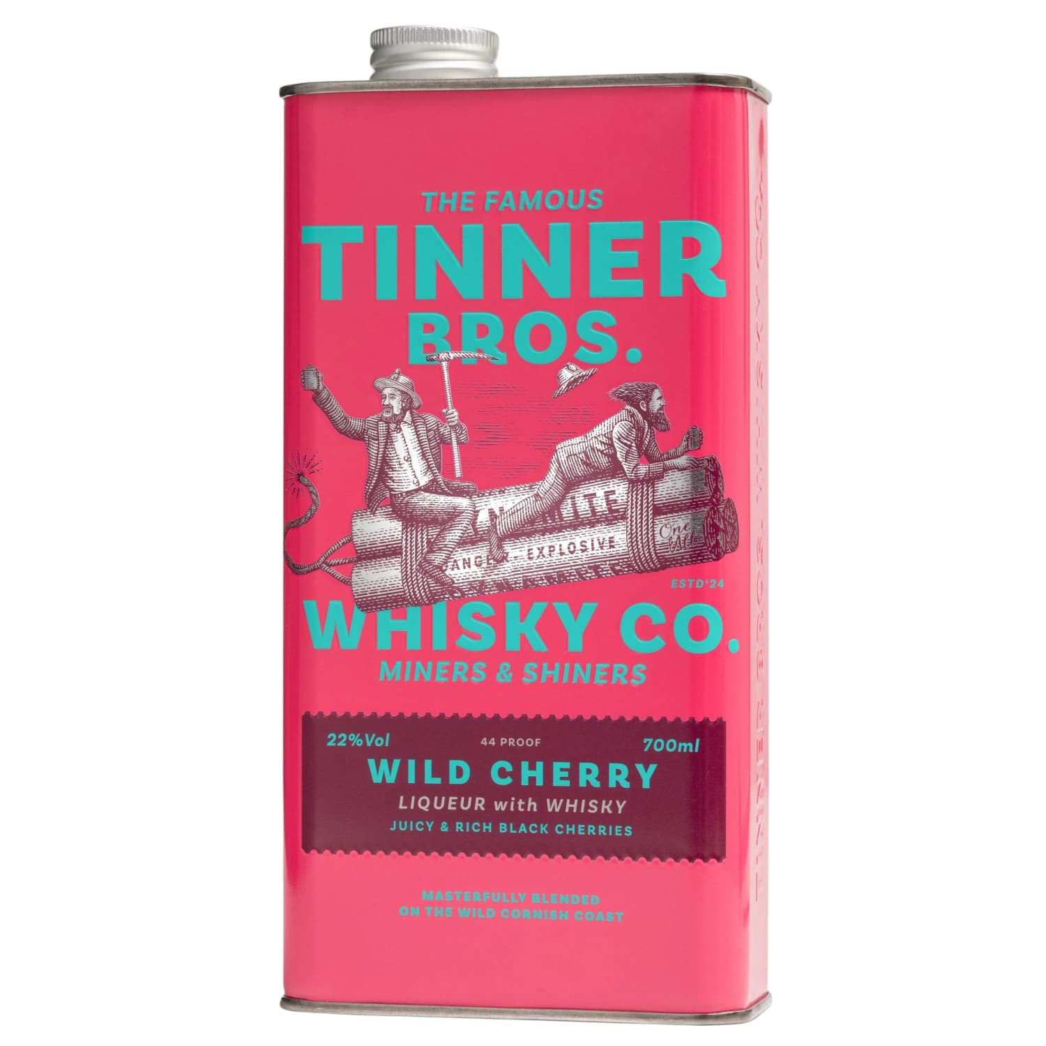 Viskija liķier. Tinner Bros kiršu g. 22% 0,7l