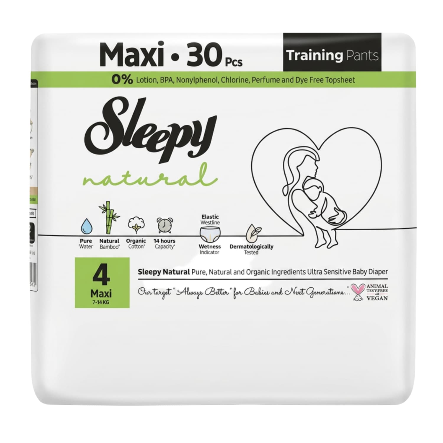 Sausk., keln. S.N. MAXI, 7 – 14 kg, 30 vnt.