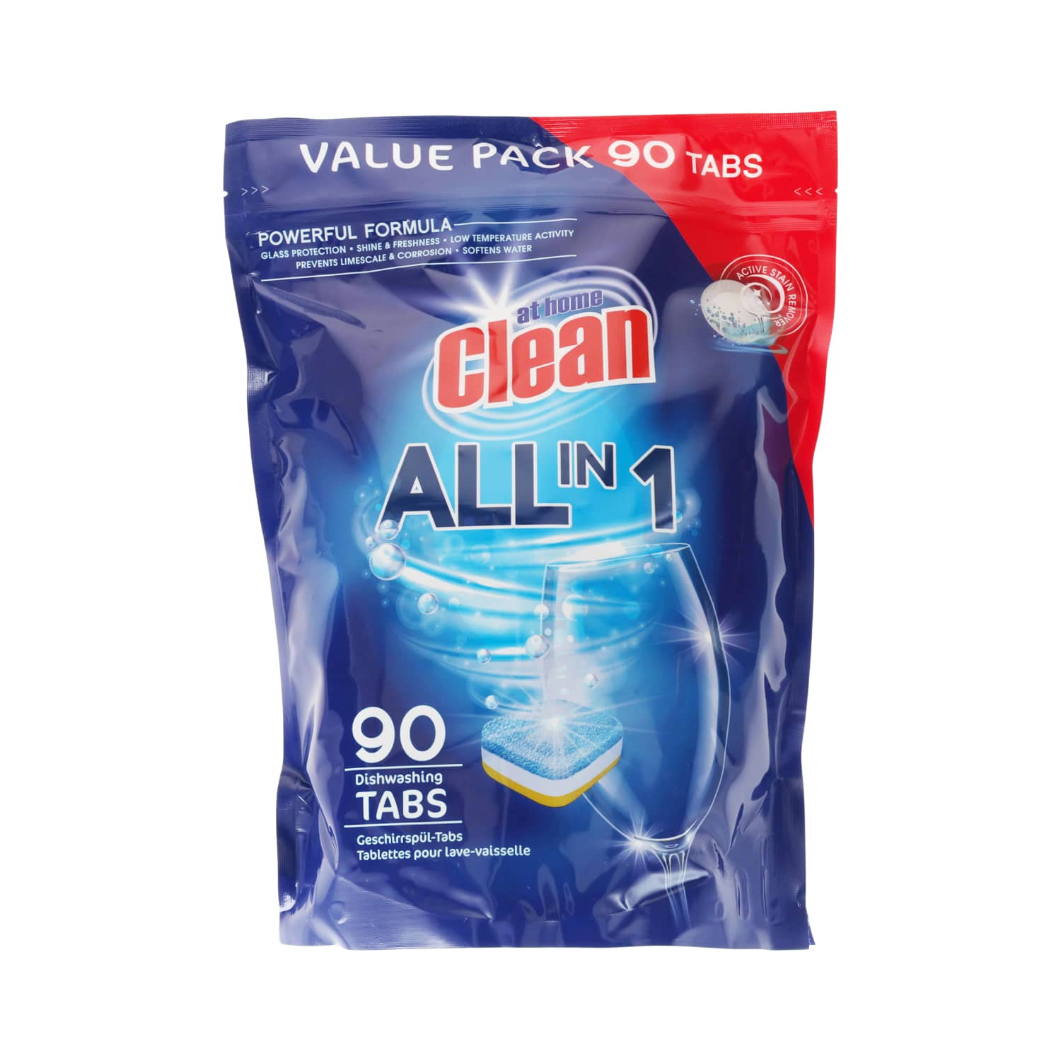 Tr. mazg. maš. tabletes Clean All in 1 90gab.