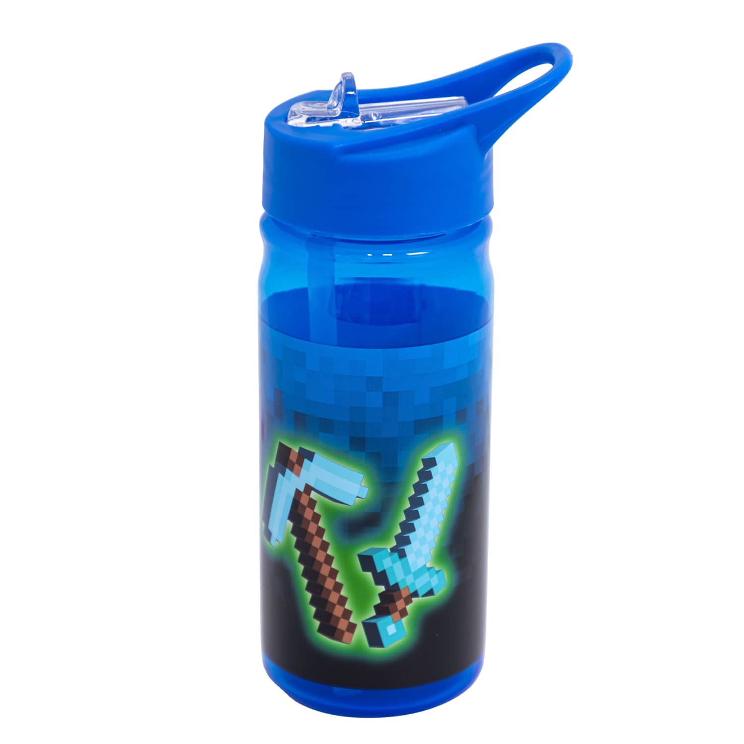 Pudele ar salminu Aqua Pure Blue Pixel BS26