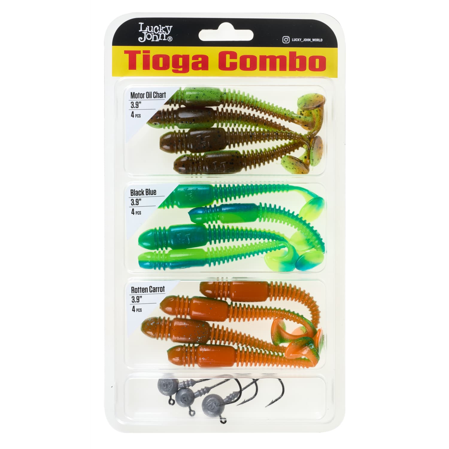 Lucky John TIOGA 3.9in (10.00) komplekts