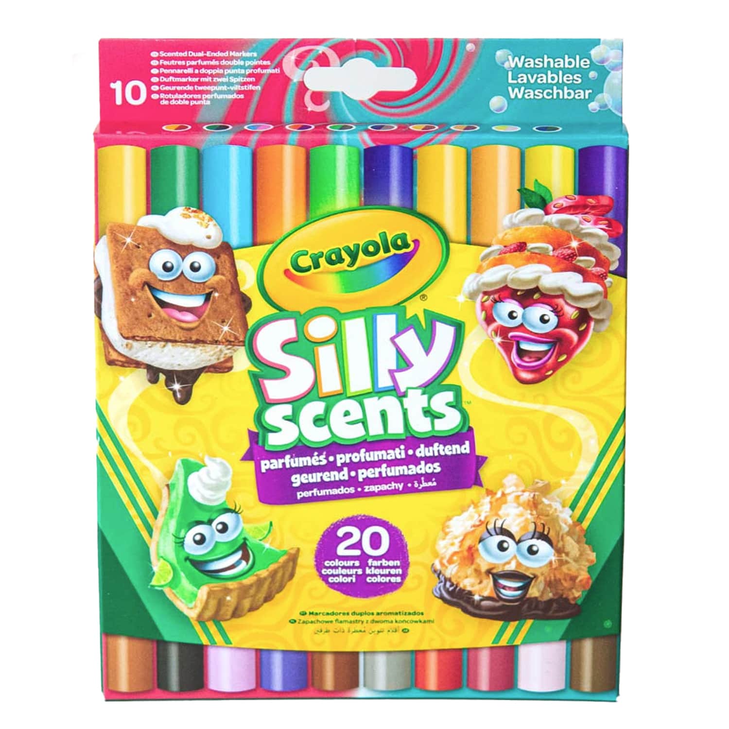 Maz.marķieri Crayola 10 gab x2 gali