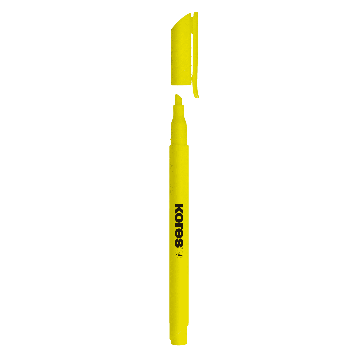 Marķieris Kores High Liner Plus dzeltens