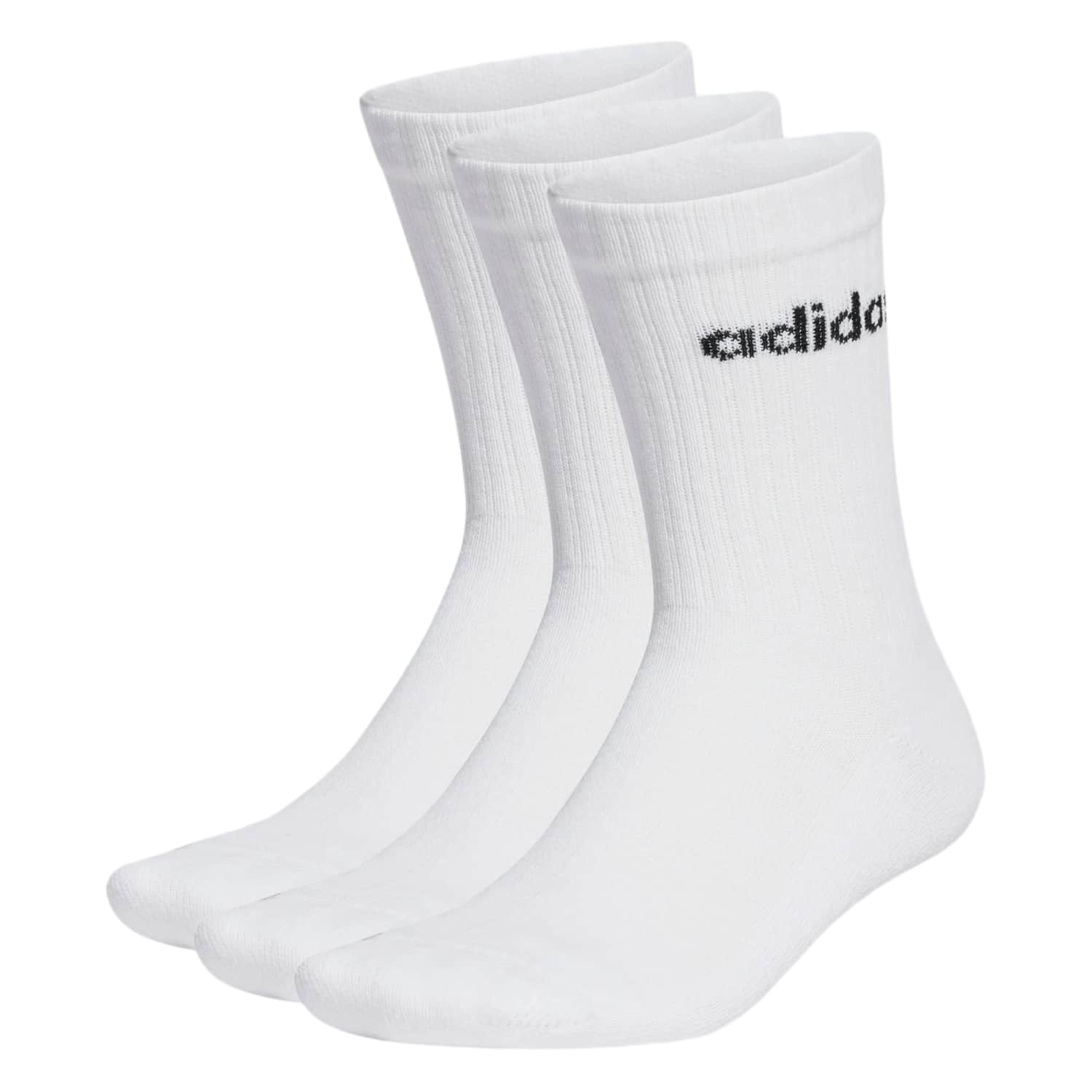 Zeķes Adidas 3 pāri 37/39 baltas AW26