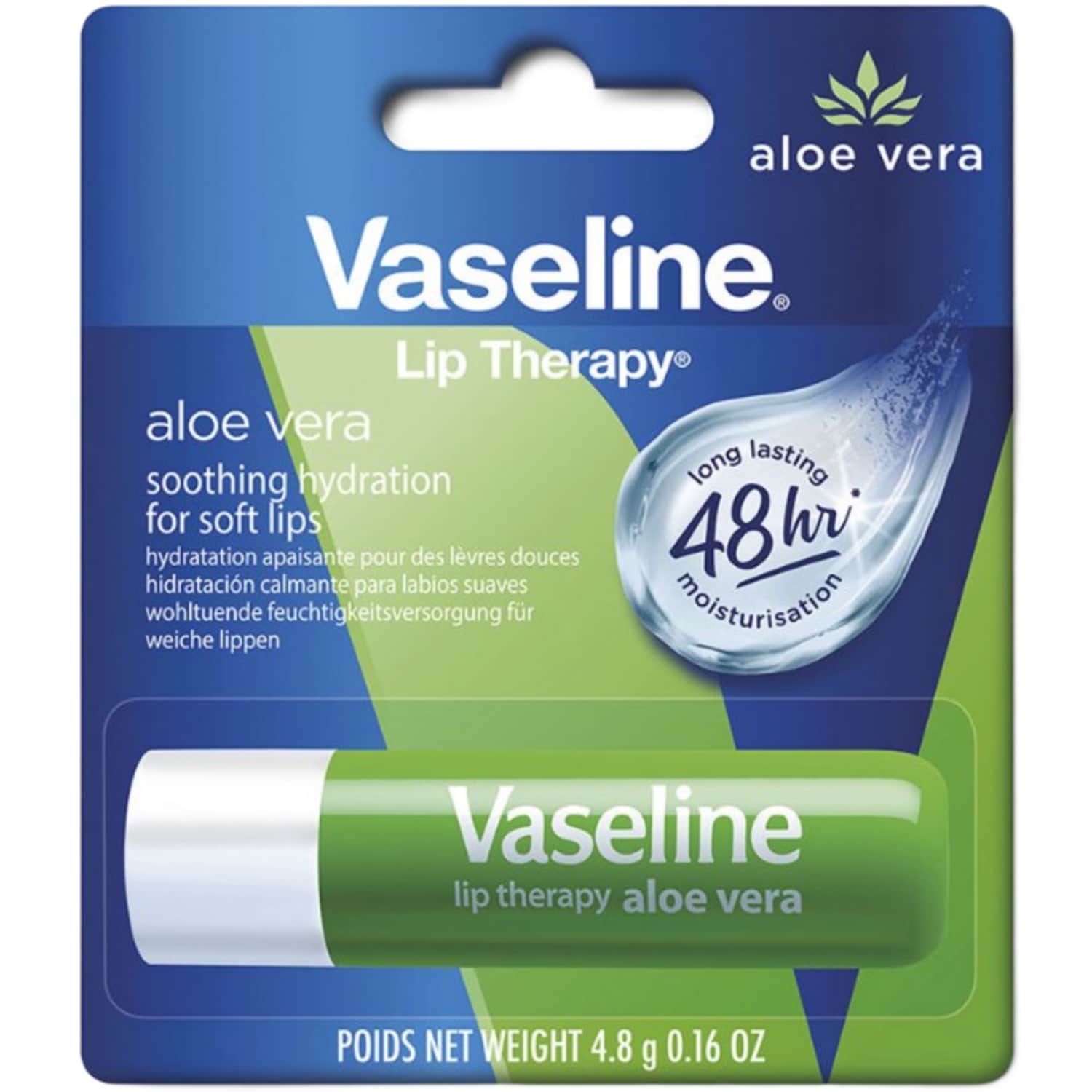 Lūpu balzams Vaseline aloe 4,8g