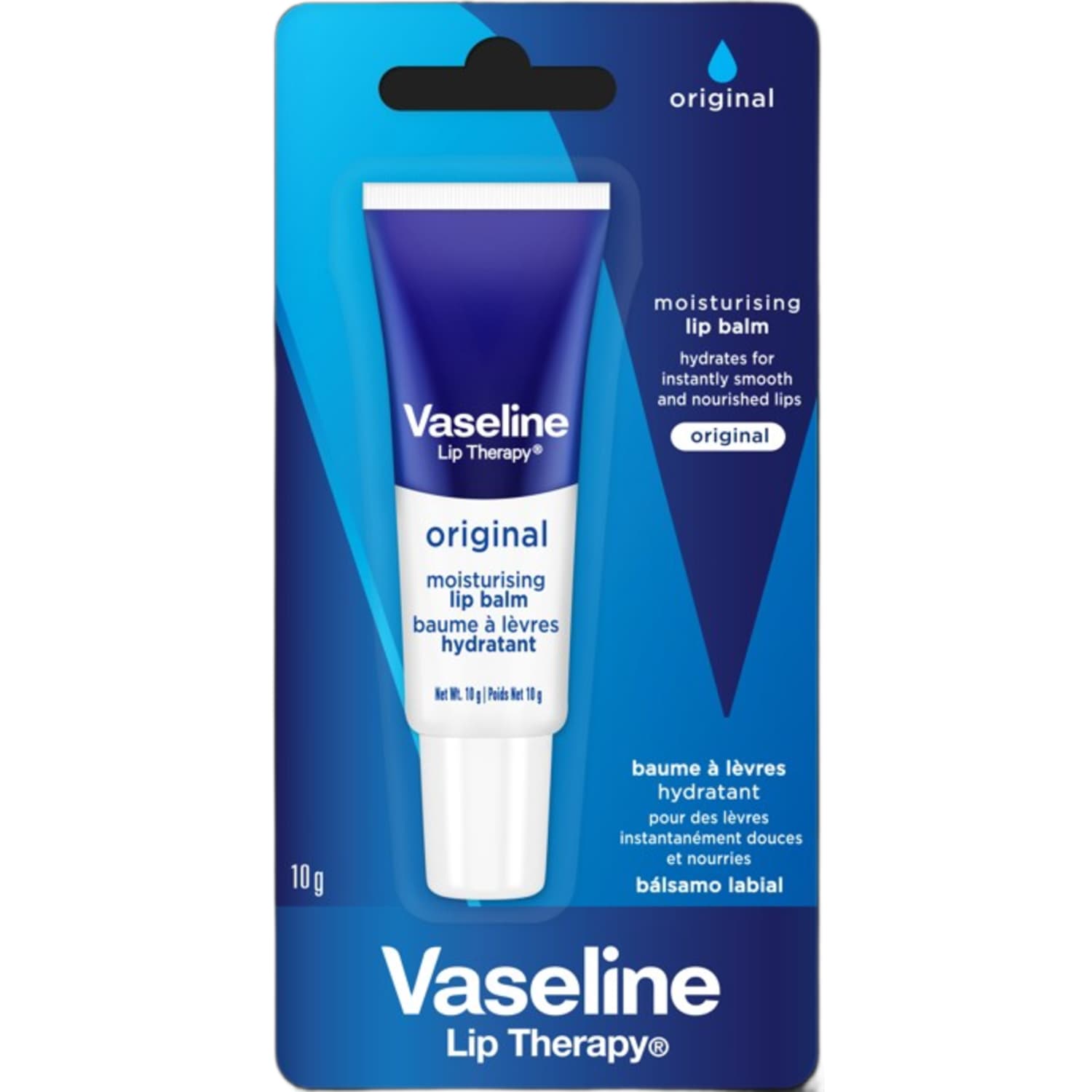 Lūpų balzamas VASELINE ORIGINAL, 10 g