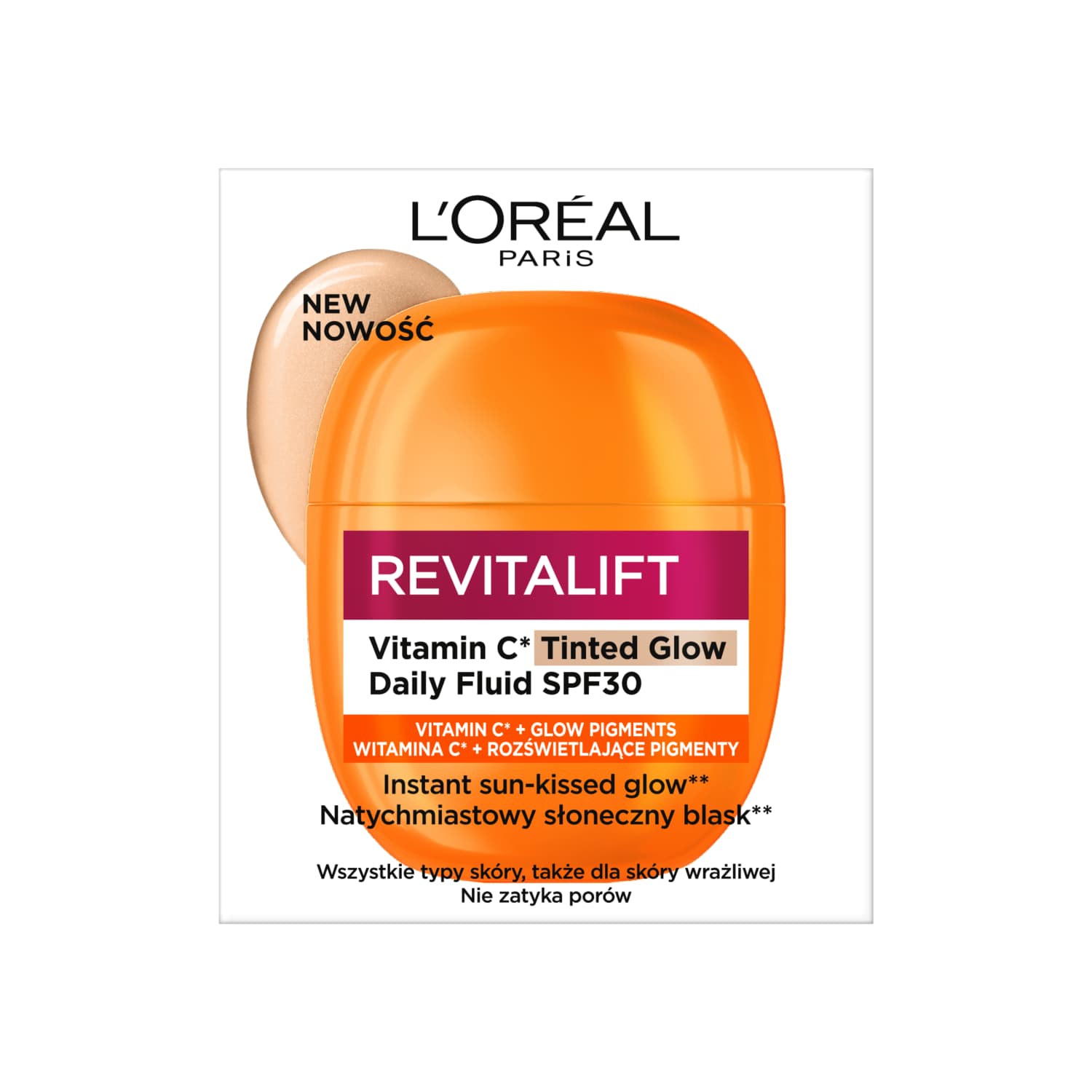 Tonējošs fluīds Loreal Paris Rev.SPF30 40ml