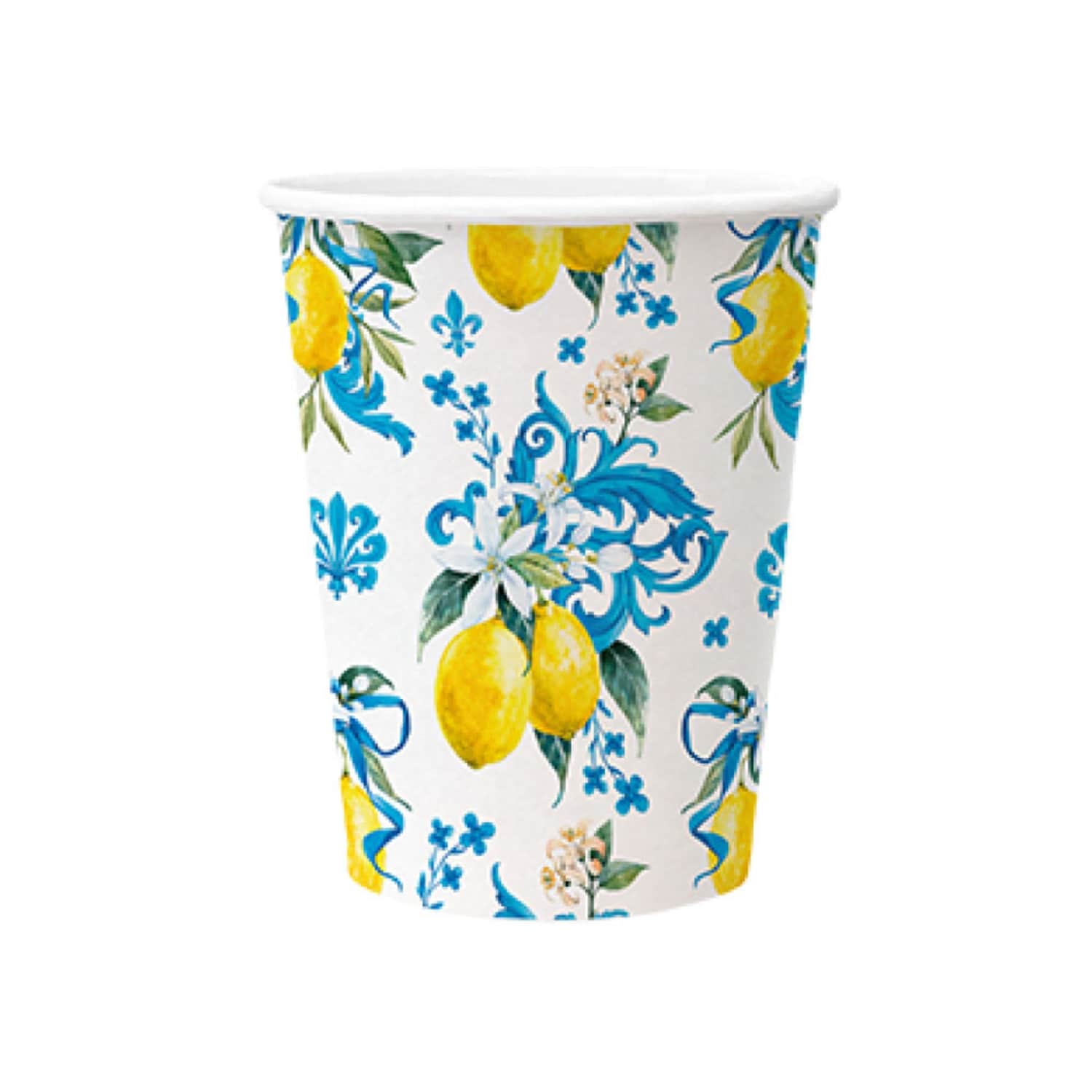 Pop. puodeliai PAW su gėl., 8vnt, 250ml, SS26