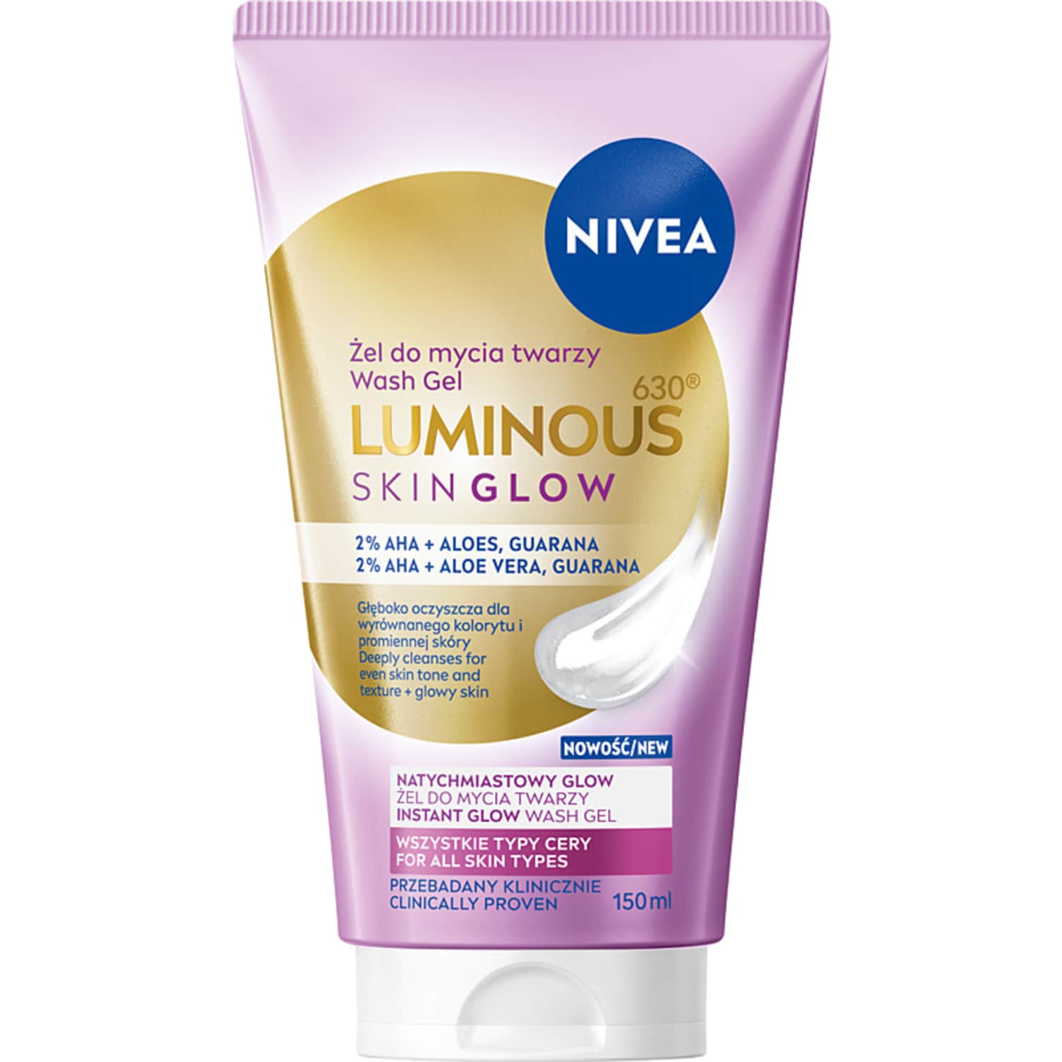 Sejas tīr. želeja Nivea Lumi. Skin Glow 150ml