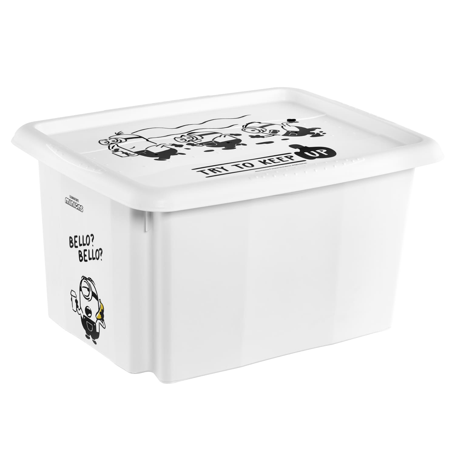 Dėžė su dang. KEEPER MINIONS, 15 l, bal. AW26