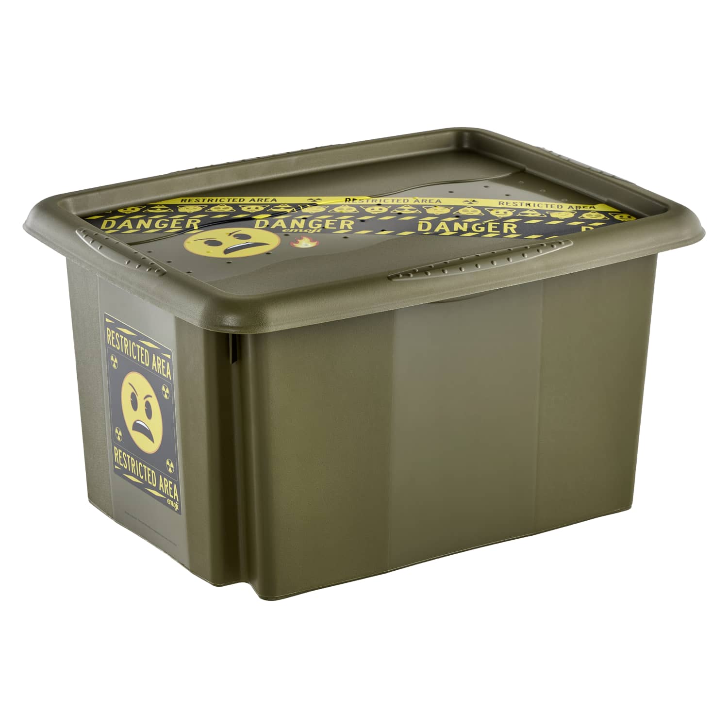 Dėžė su dan. KEEPER EMOJI, 15 l, žalia, AW26