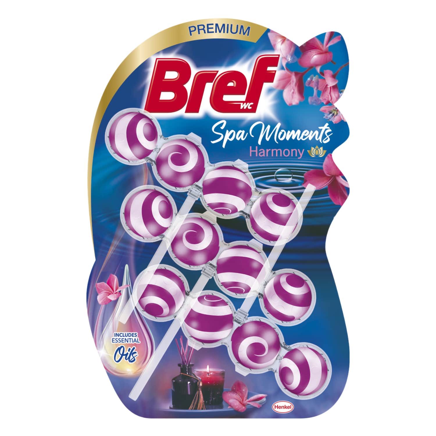 WC värskendaja Bref Spa Moments Harmony 3x50g